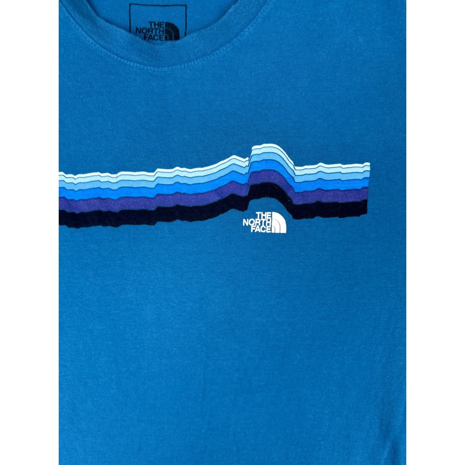 The North Face The North Face Shirt Men L Blue Short Sleeve Crew Neck 100% Cotton Size US L / EU 52-54 / 3 - 6 Thumbnail