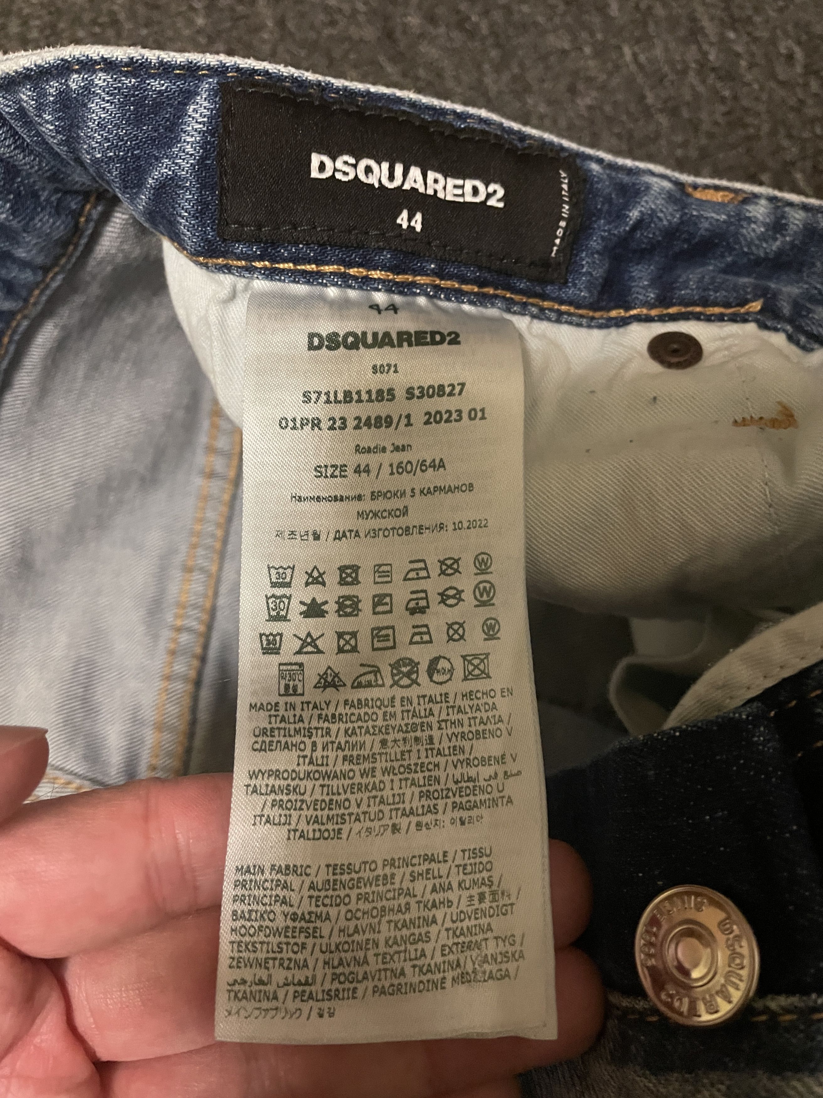 Dsquared2 Dsquared2 Mens Double Knee Destroyed flared Jeans Size 44/30 Size US 28 / EU 44 - 10 Thumbnail