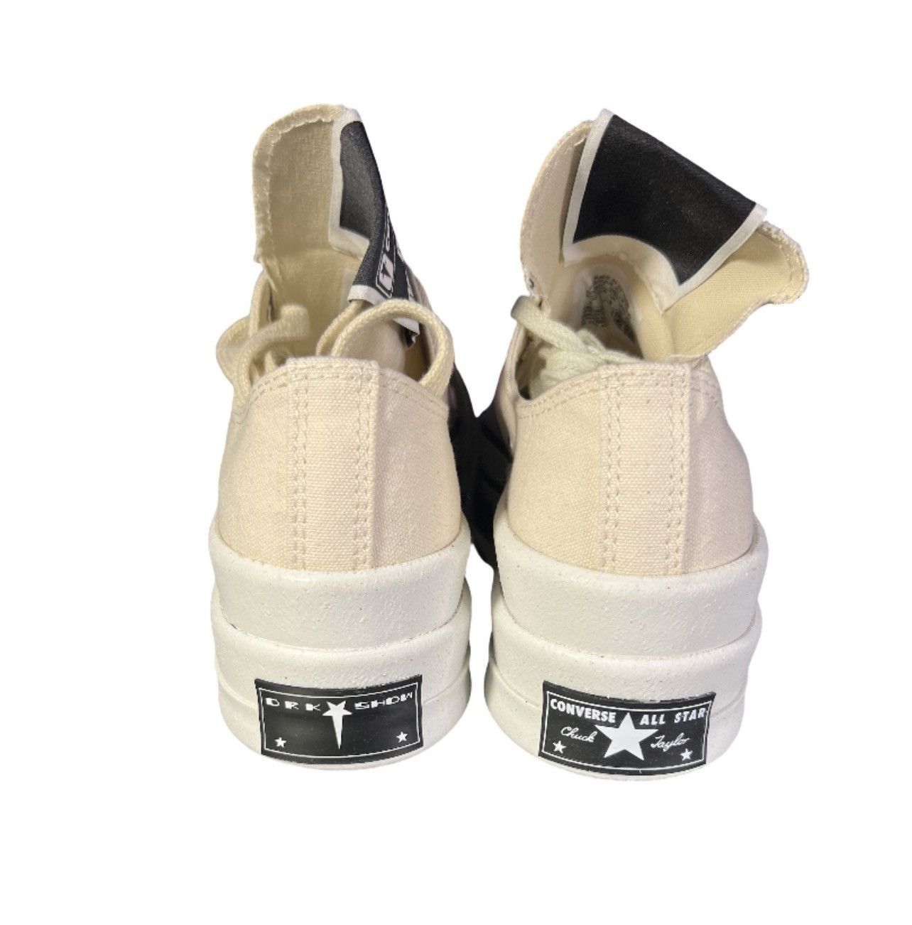 Rick Owens Rick Owens x Converse DRKSHDW DBL DRKSTAR Platform Trainers Size US 10 / EU 43 - 5 Thumbnail