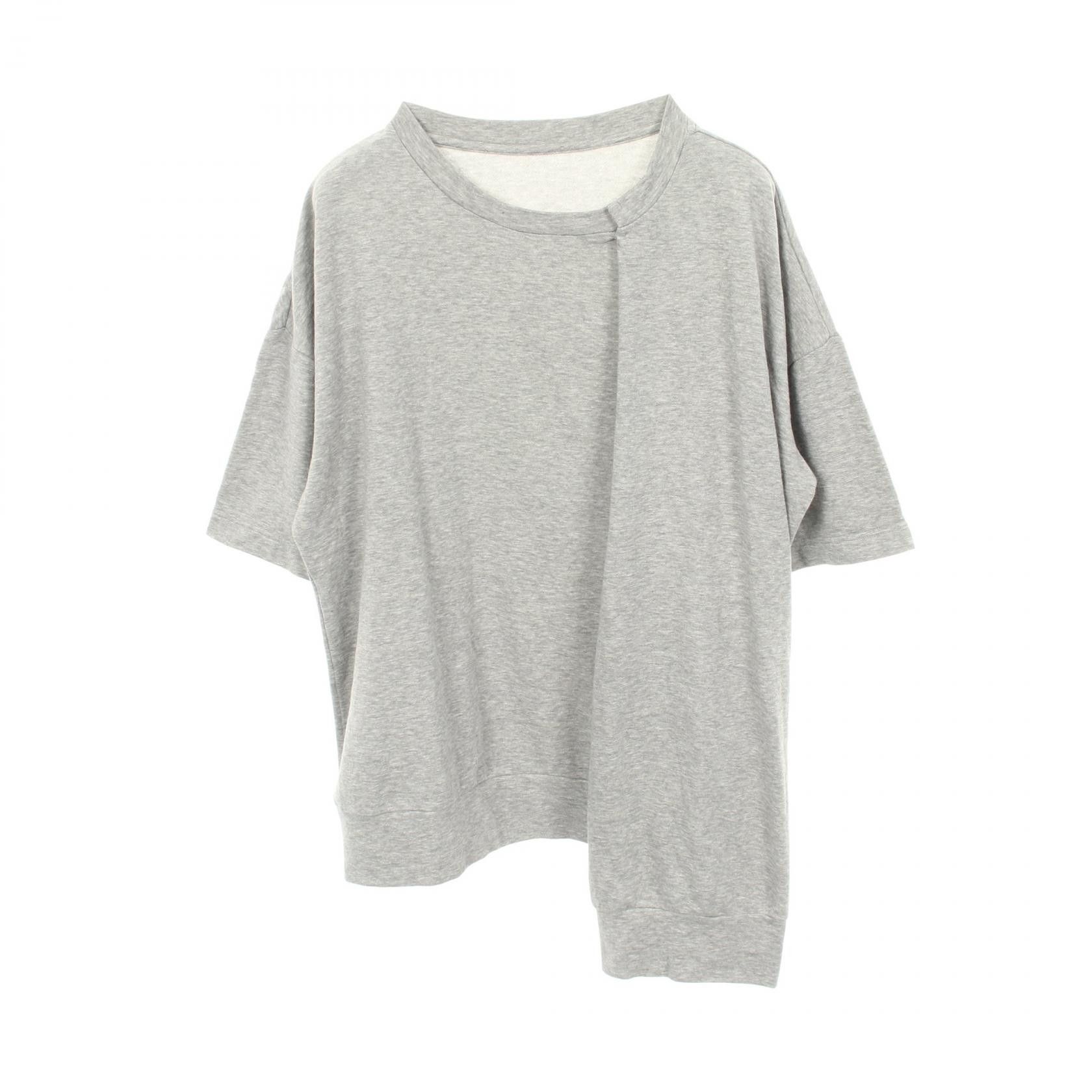 Yohji Yamamoto Y's Cotton Short Sleeve T-Shirt Gray Size 2 Size M / US 6-8 / IT 42-44 - 1 Thumbnail