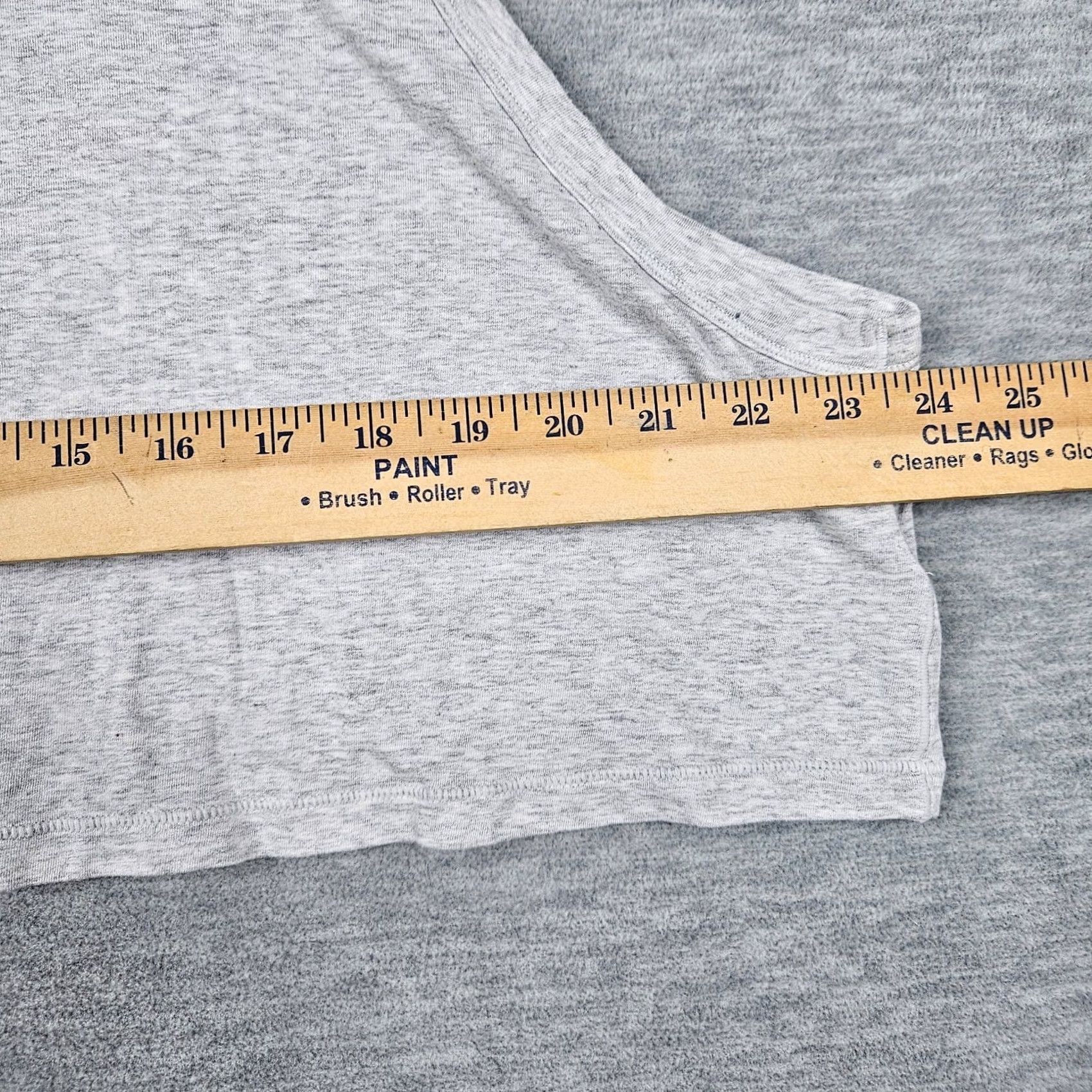 SKIMS Skims Women's Light Gray Sleeveless Tank Top 2X Size Gray Cotton Modal Spandex Regular Tank Womens Size XXL / US 16-18 / IT 52-54 - 3 Thumbnail