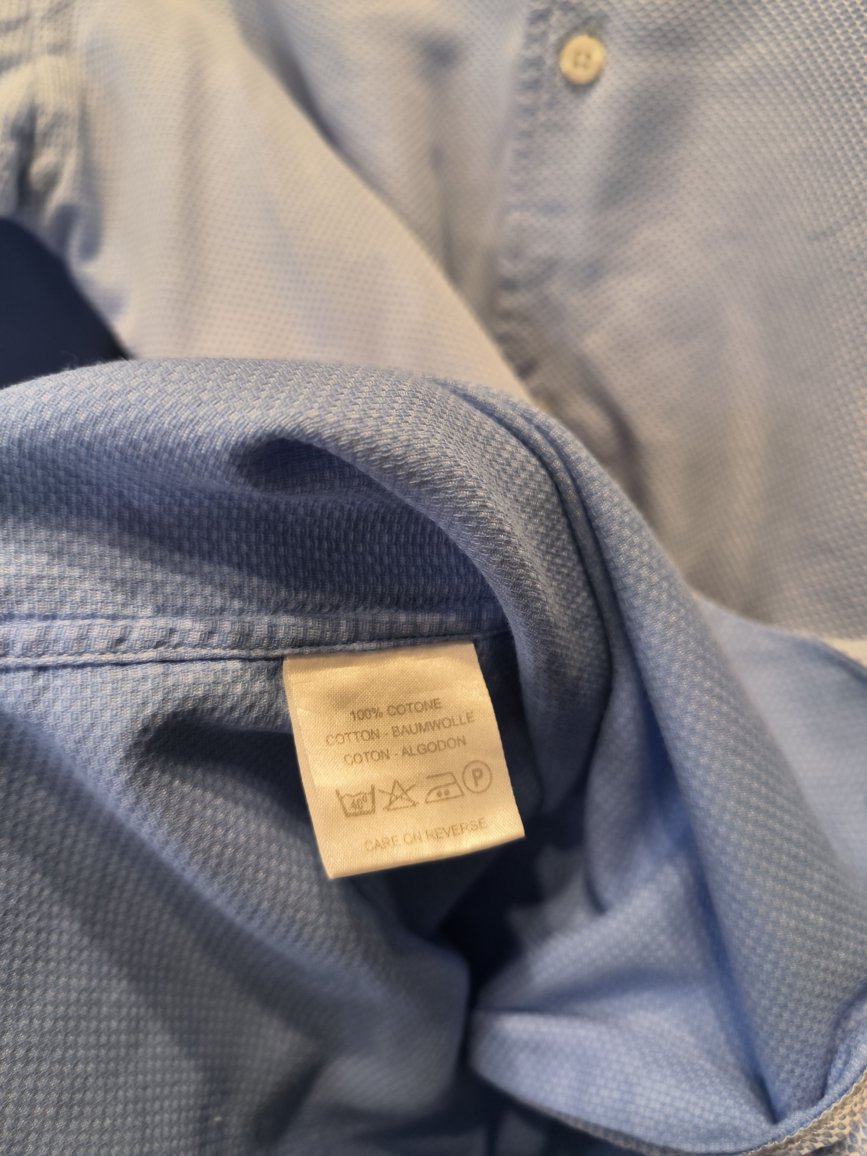 Boggi Boggi Basic Long Sleeve Button-Up Oxford Shirt Formal Size US M / EU 48-50 / 2 - 5 Thumbnail