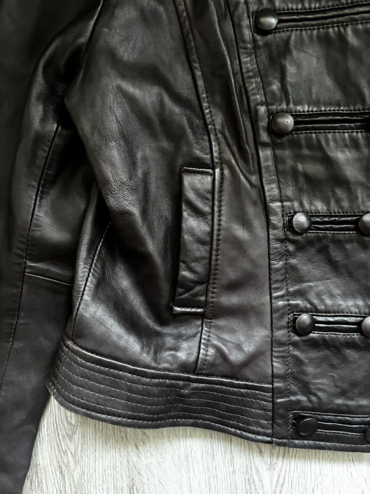 New Look Vintage Y2k old label new look brown leather jacket Size M / US 6-8 / IT 42-44 - 3 Thumbnail