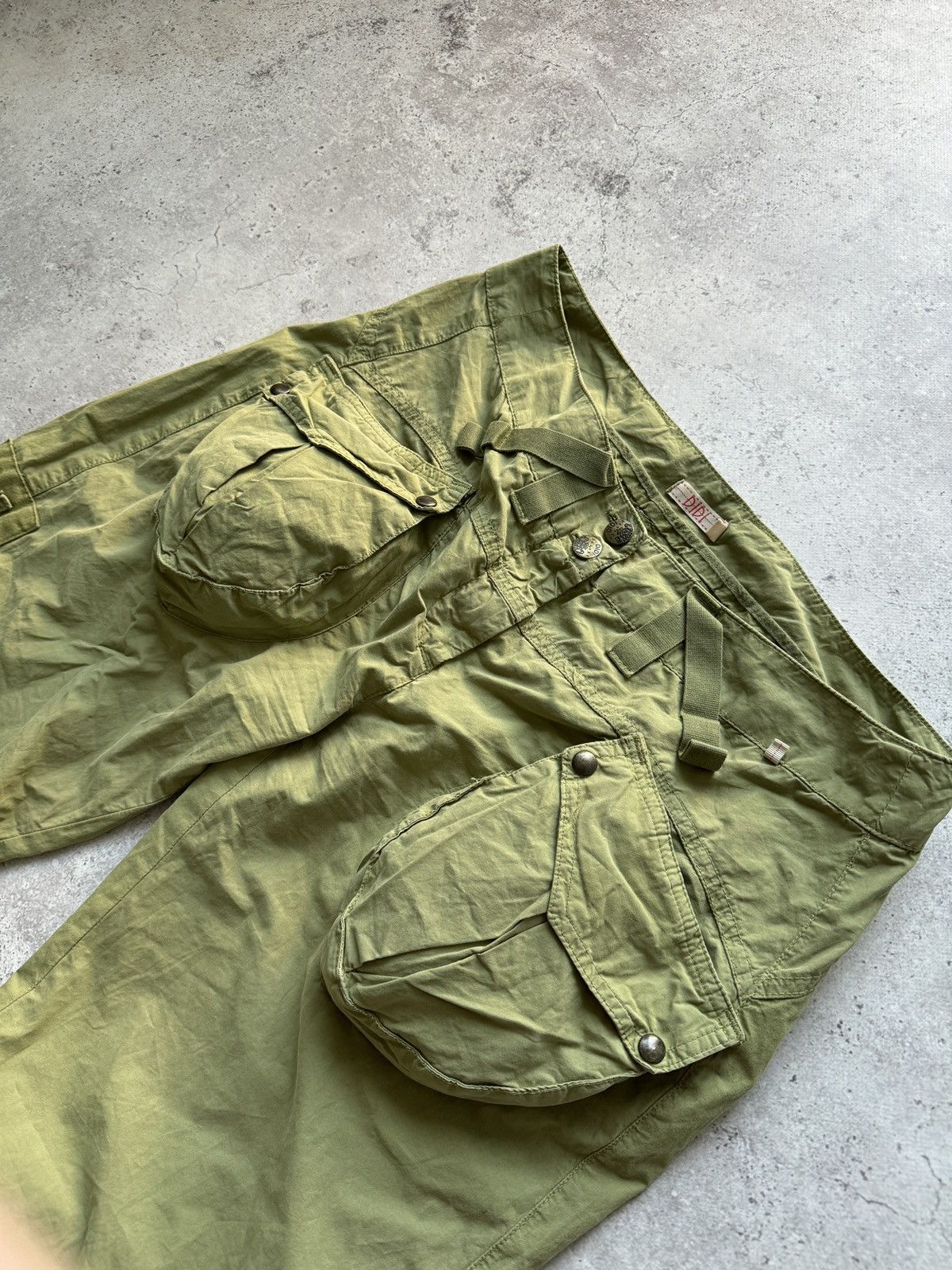 If Six Was Nine × Japanese Brand × Le Grande Bleu (L.G.B.) Vintage Japanese LGB Style Y2K Faded Cargo Pants Size US 30 / EU 46 - 7 Thumbnail