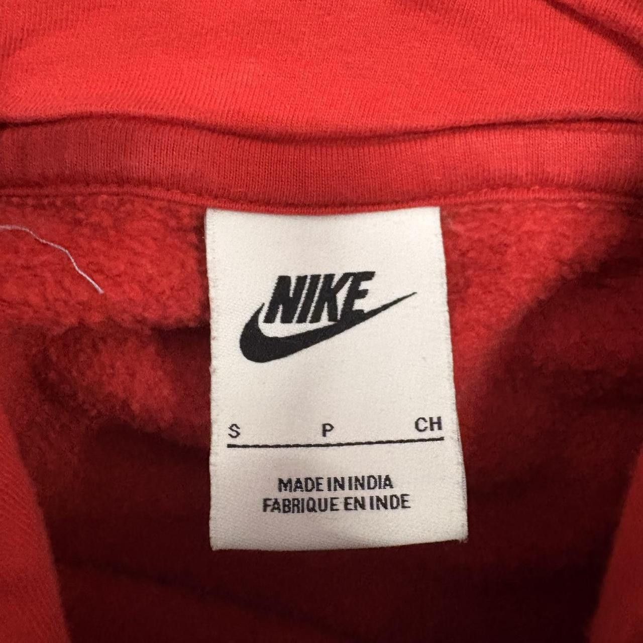 Nike Crazy Vintage Y2K 2000s Nike Red Streetwear Hoodie! Size US S / EU 44-46 / 1 - 4 Thumbnail