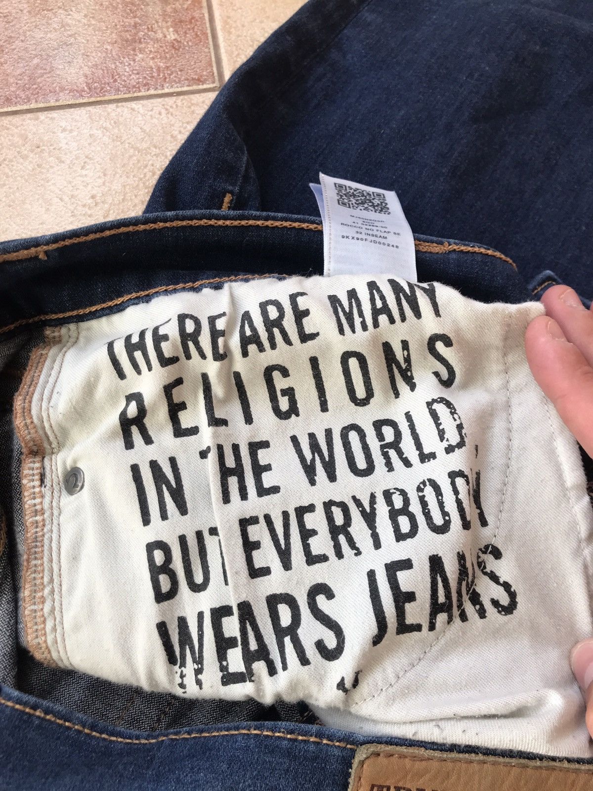 True Religion × Vintage Vintage True Religion Rocco No Flap SE Jeans Size US 34 / EU 50 - 13 Thumbnail