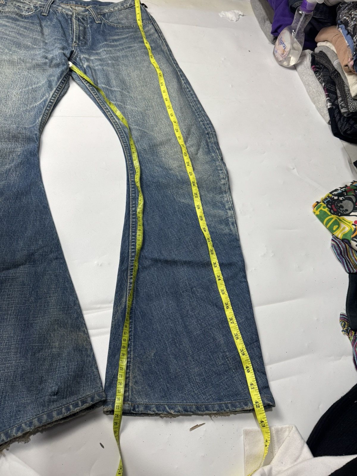 WJK Japan Mudwash Denim Flare Distressed Fuga Ifsix Goa