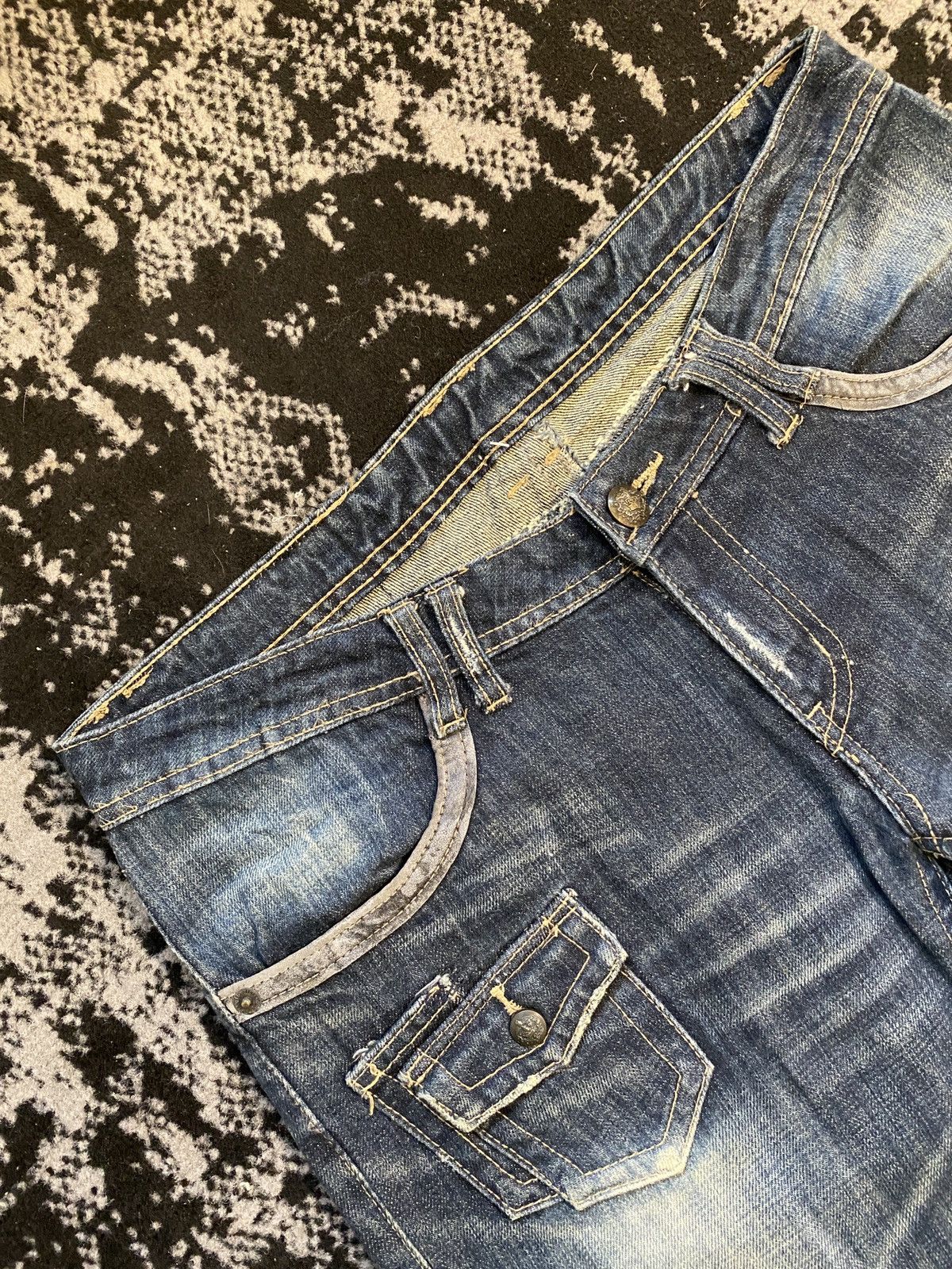 Japanese Brand Fuga Denim Zip Vintage Denim Jeans Size US 34 / EU 50 - 3 Thumbnail