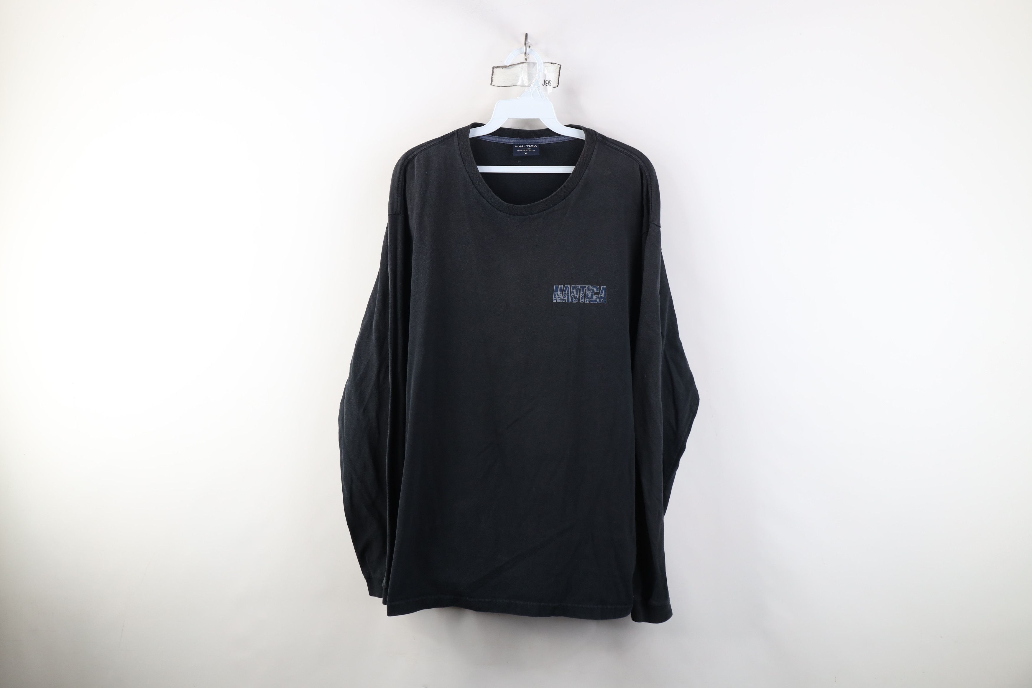 Nautica Vintage 90s Nautica Spell Out Sailing Long Sleeve T-Shirt Size US XL / EU 56 / 4 - 1 Thumbnail
