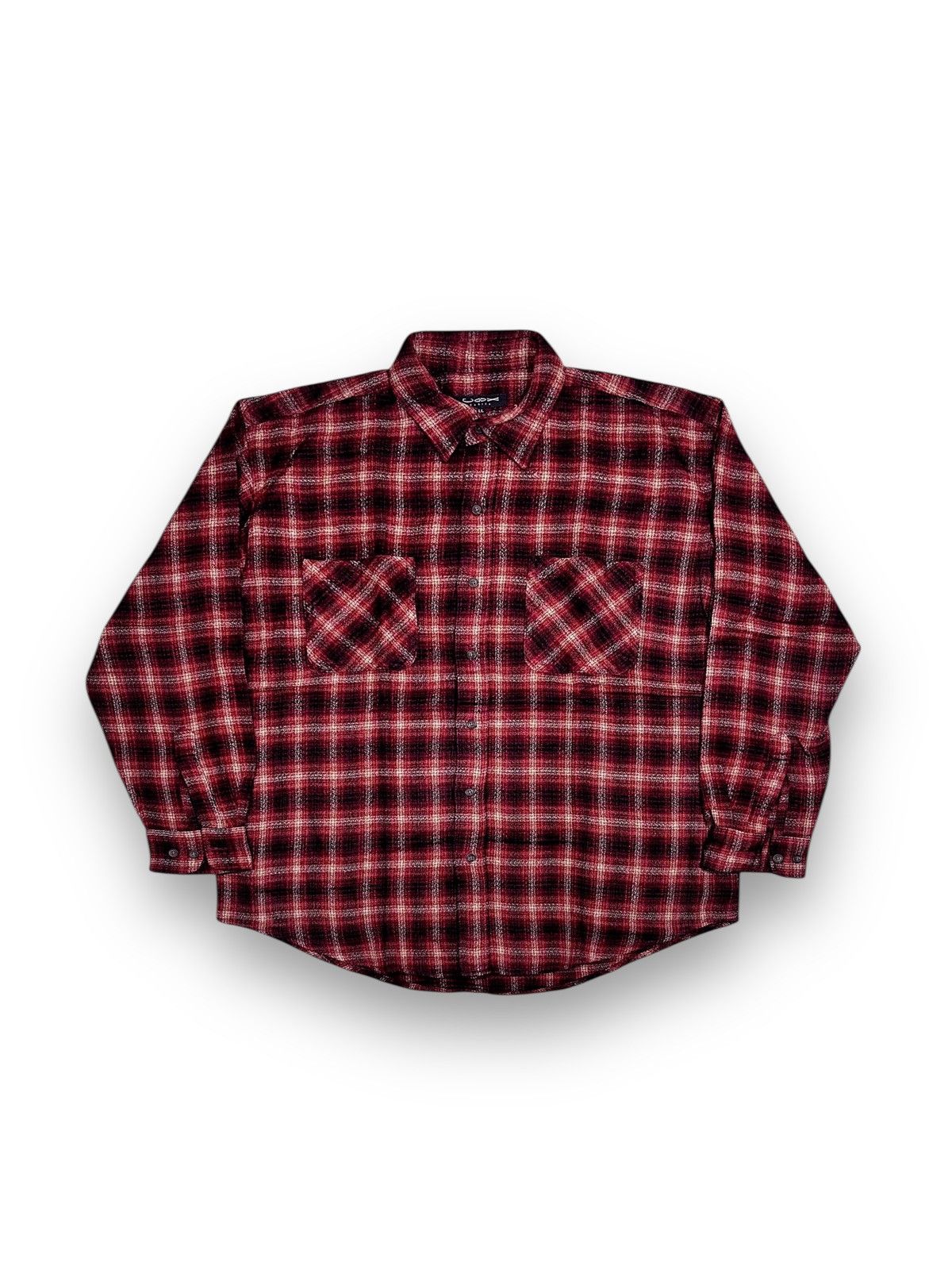 Vintage Cox Double Pocket Vintage Outer Plaid Flannel Size US XL / EU 56 / 4 - 1 Thumbnail