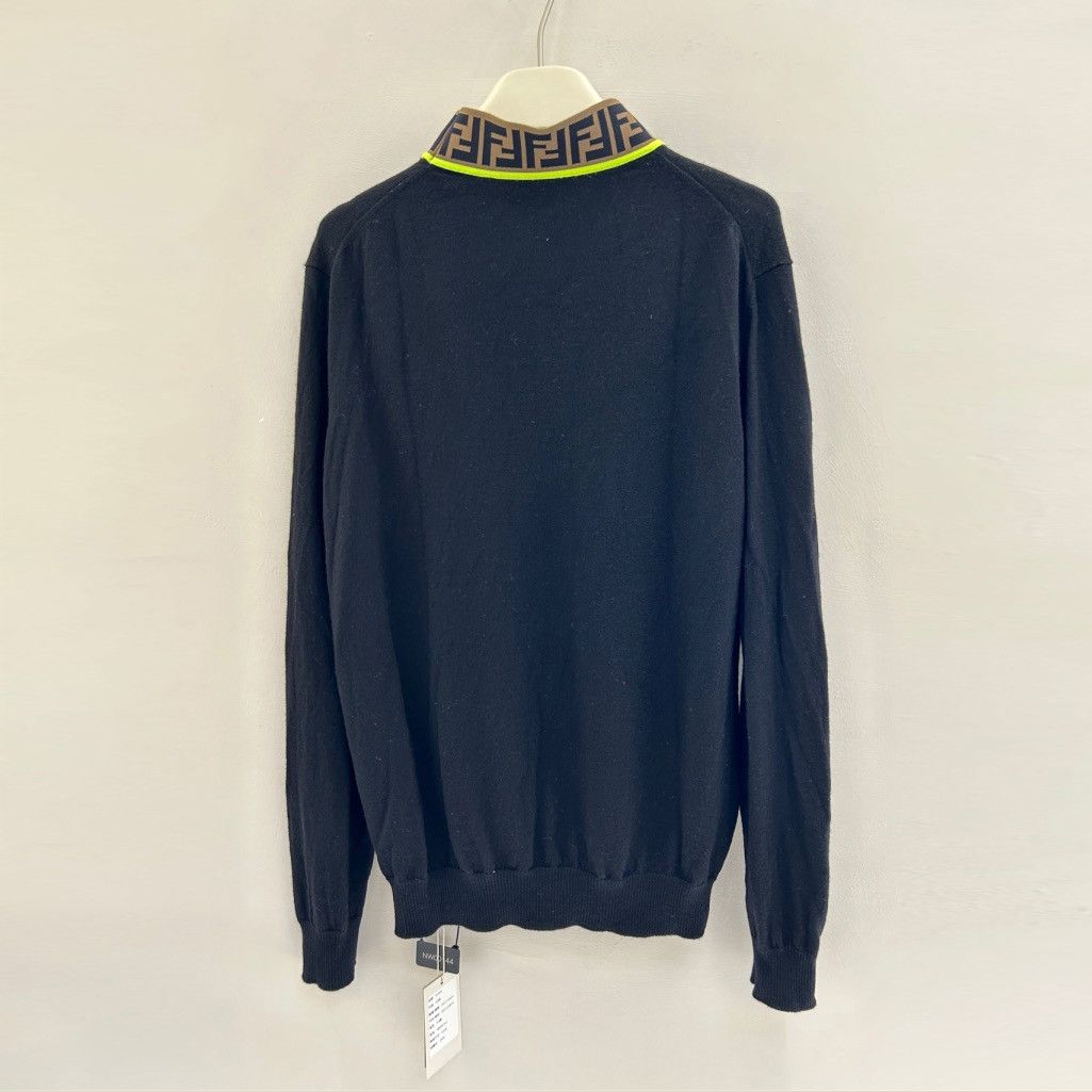 Fendi Fendi logo collar cashmere sweater Size US L / EU 52-54 / 3 - 3 Thumbnail