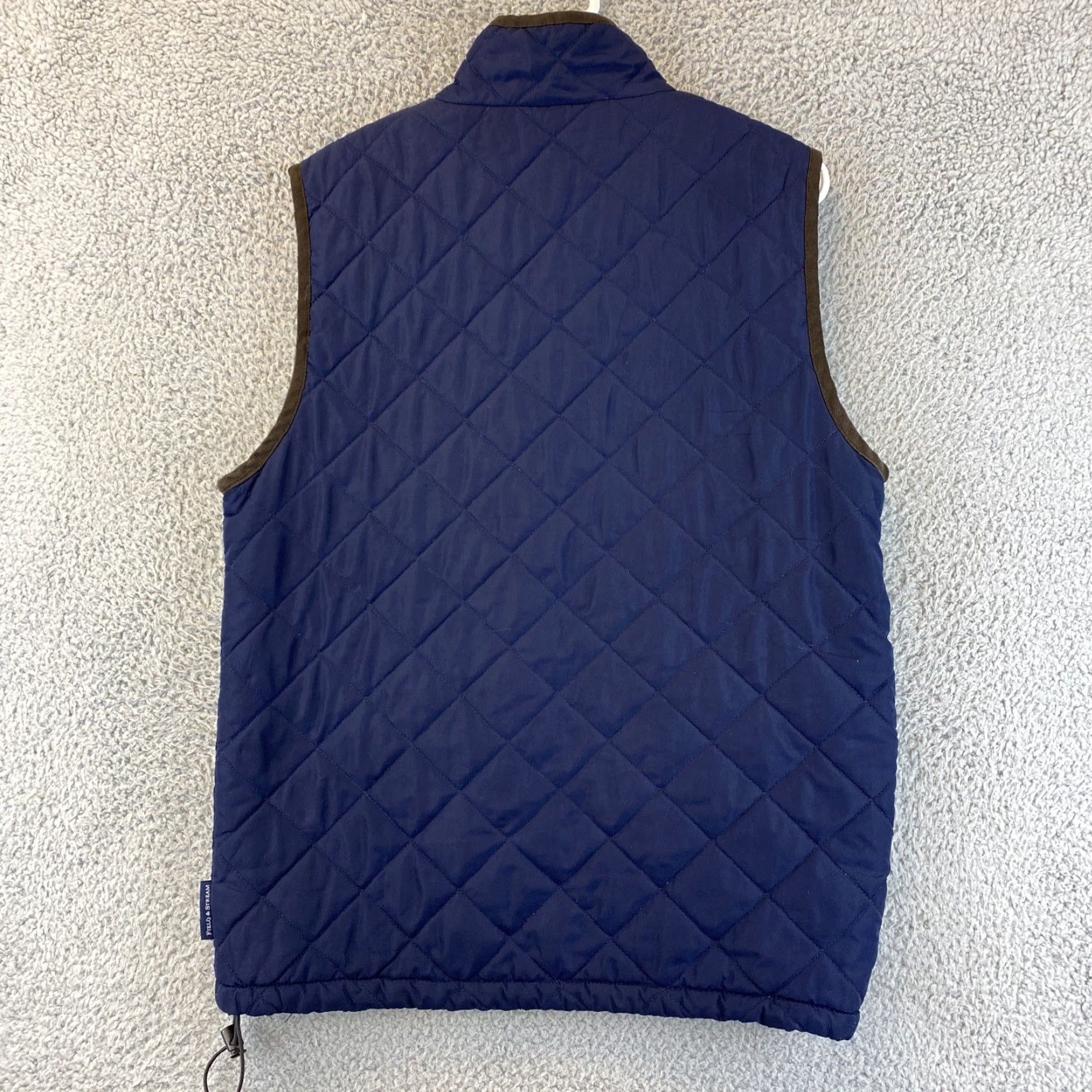 Vintage Field and Stream Men’s Sportsman Puffer Vest Diamond Quilted Blue S 56-9 Size US S / EU 44-46 / 1 - 7 Thumbnail