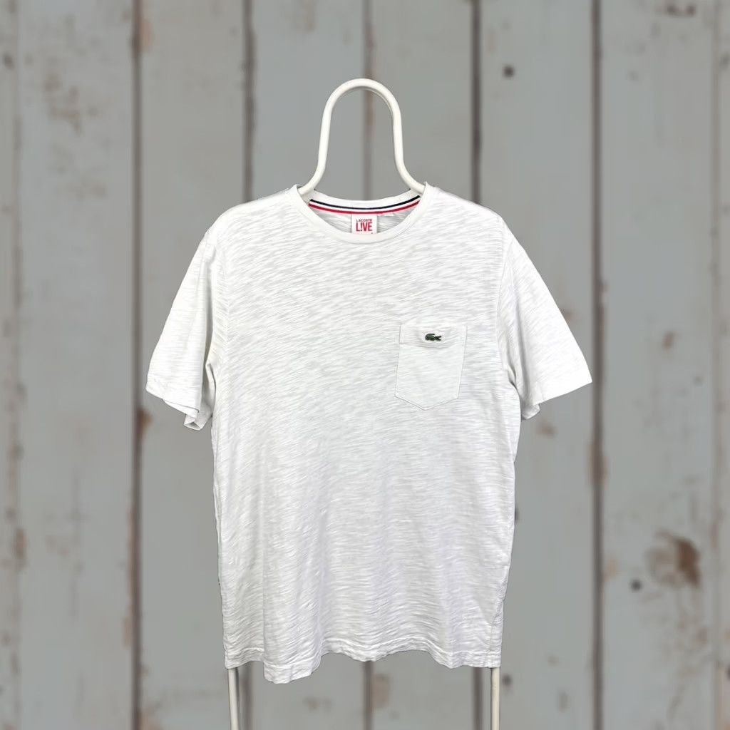 Lacoste Lacoste Live Shirt Size 4 Gray Crew Neck Front Pocket Size US S / EU 44-46 / 1 - 1 Thumbnail