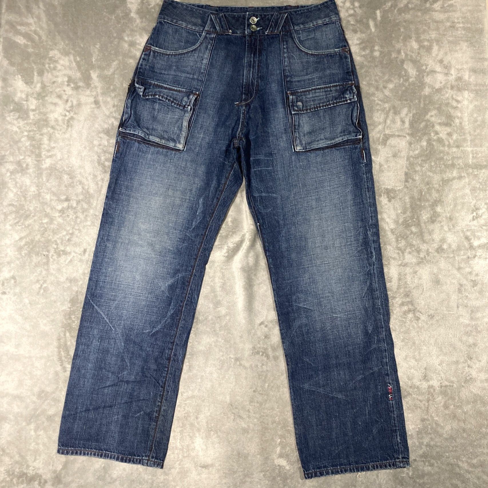 Coogi VINTAGE COOGI Jeans Australia Denim Embroidered Stitch Baggy Rap Hip Hop 36x34 Men Size US 36 / EU 52 - 2 Thumbnail