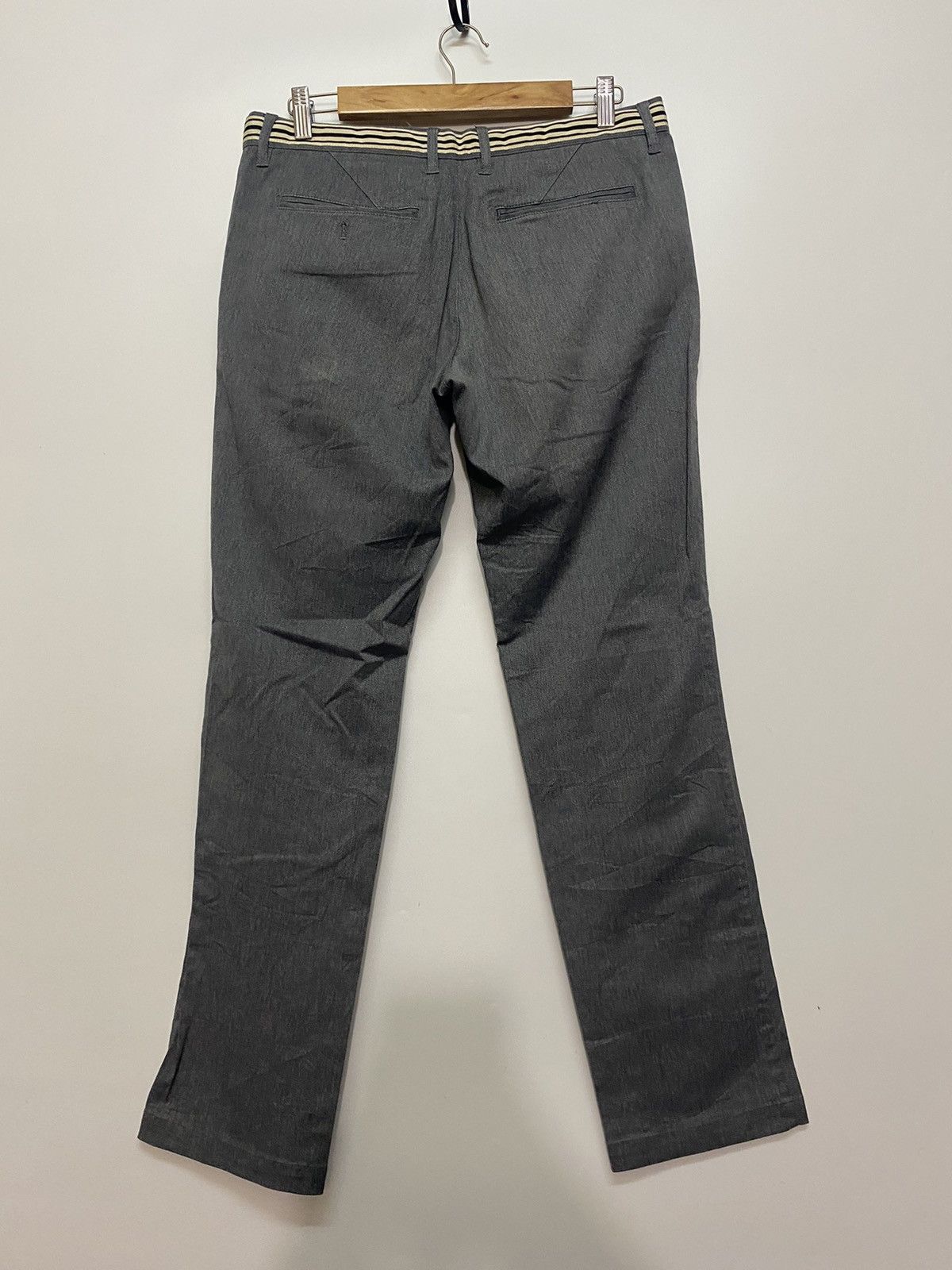 Japanese Brand A.V.V Homme Grey Pants Sz 32 Size US 32 / EU 48 - 2 Thumbnail