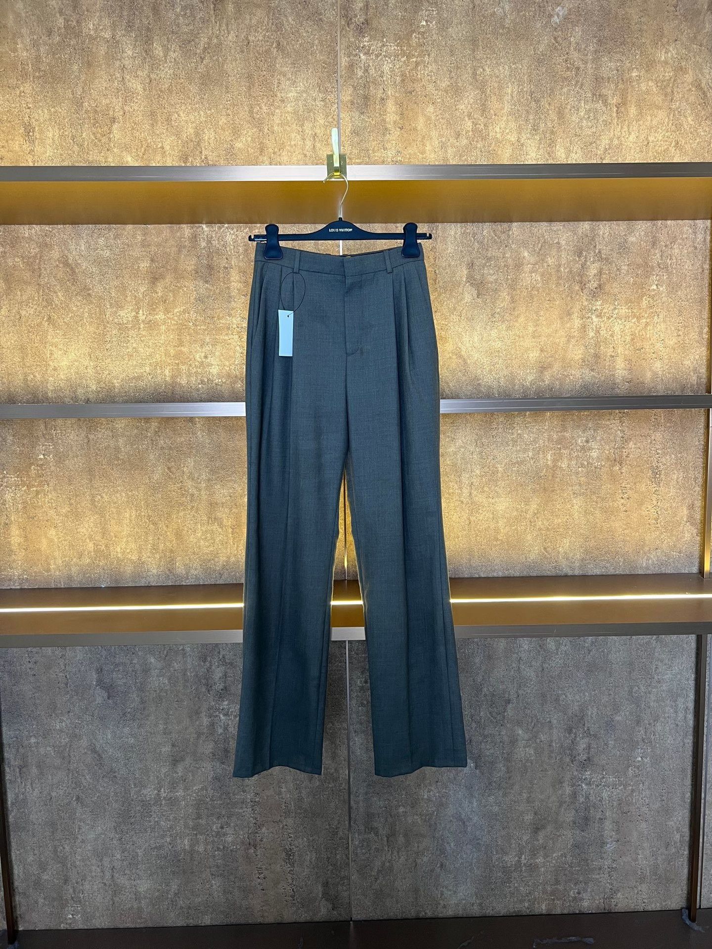Saint Laurent Paris SLP Wool Wide-Leg Trousers Size US 36 / EU 52 - 1 Thumbnail