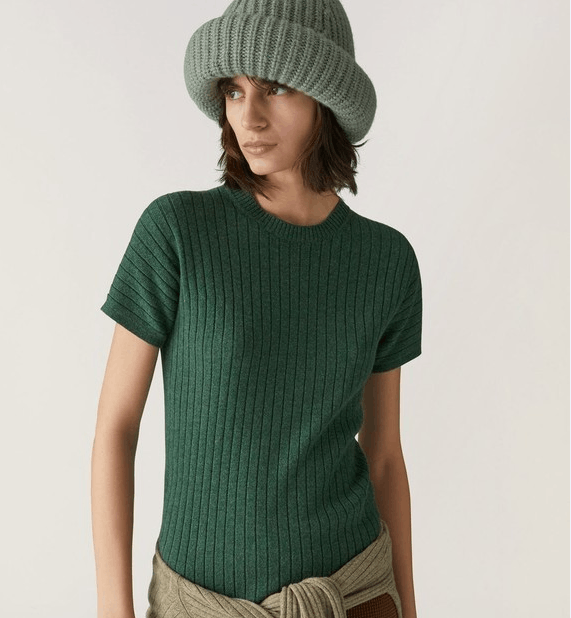 Loro Piana o1w1db10724 Maras Crewneck Sweater in Green Size XS / US 0-2 / IT 36-38 - 4 Thumbnail