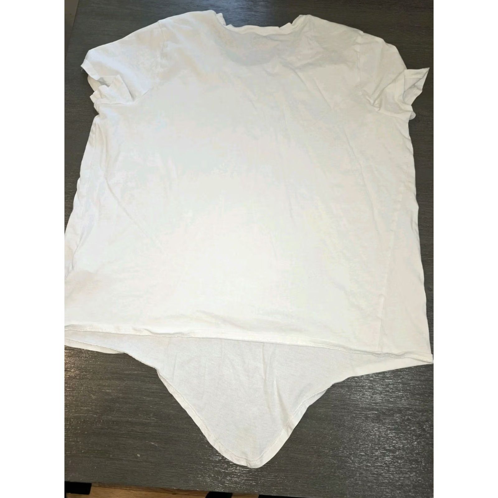 Madewell Madewell Asymmetrical Tee White Crew Neck Cotton Size XXL Women Short Sleeve T-Shirt Casual Basic Regular 2XL Size XXL / US 16-18 / IT 52-54 - 5 Thumbnail