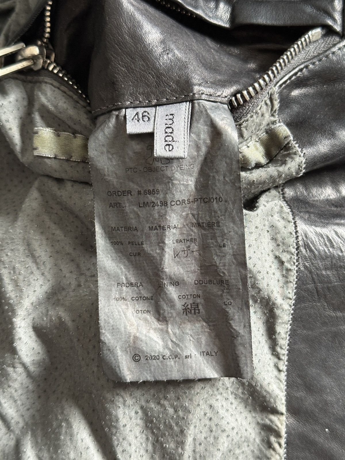 Carol Christian Poell Carol Christian Poell LM/2498 CORS-PTC/010 Scarstitch Jacket Size US M / EU 48-50 / 2 - 12 Thumbnail