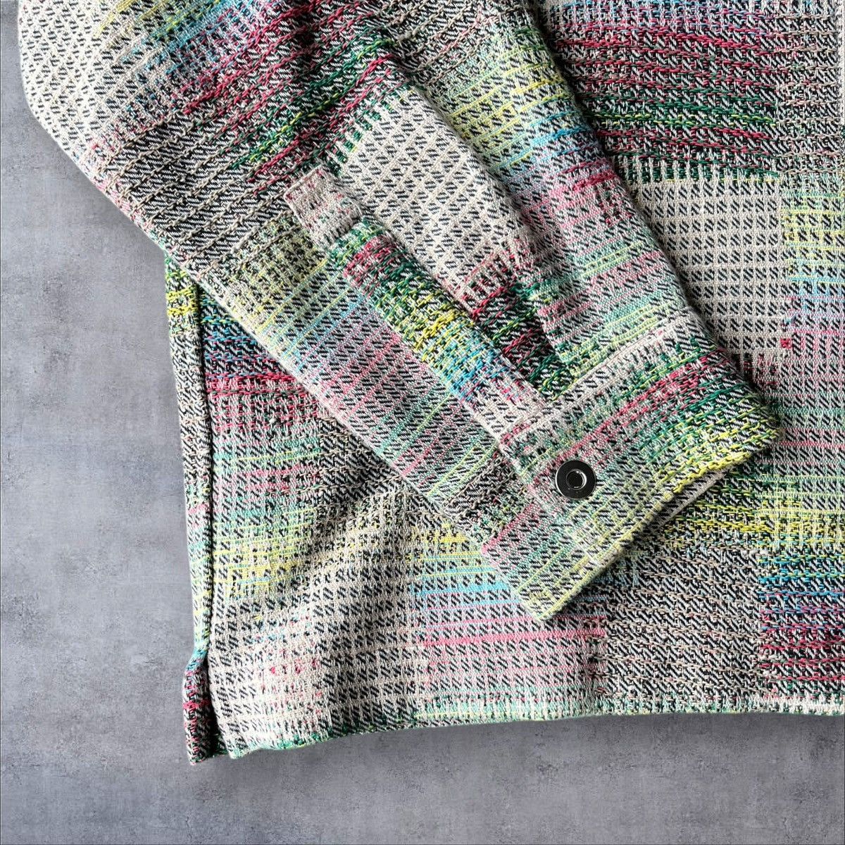 Palm Angels VERY CLEAN PALM ANGELS MULTICOLOR PLAID PEACOAT SIZE 50 Size US L / EU 52-54 / 3 - 2 Thumbnail
