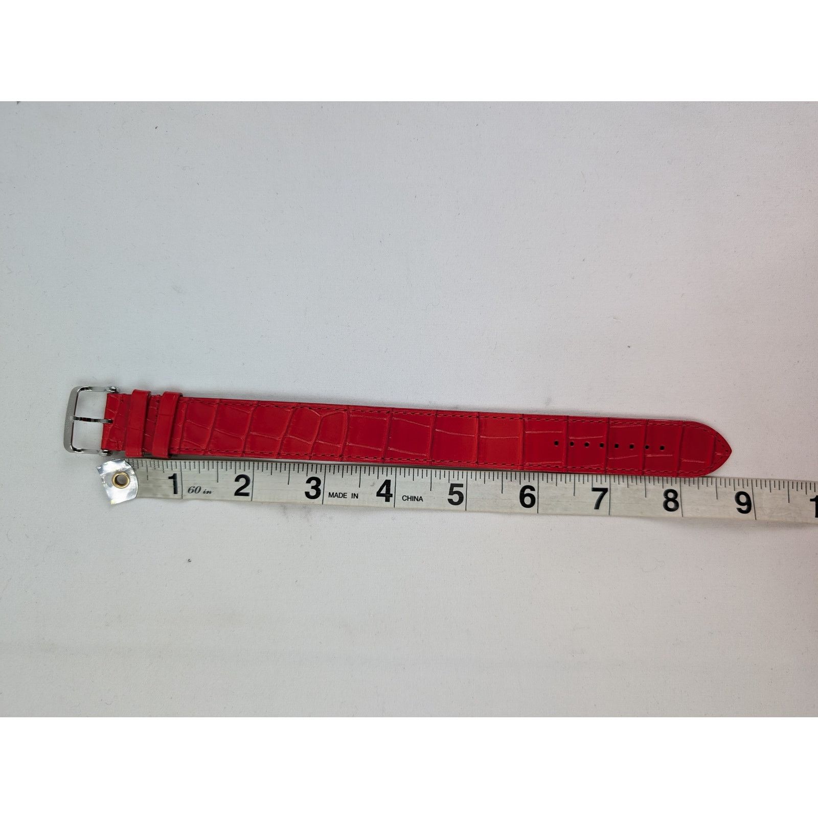 Tom Ford o1rshd1 Size: OS / Buckle Watch Straps 19mm Brushed in Red Size ONE SIZE - 13 Thumbnail