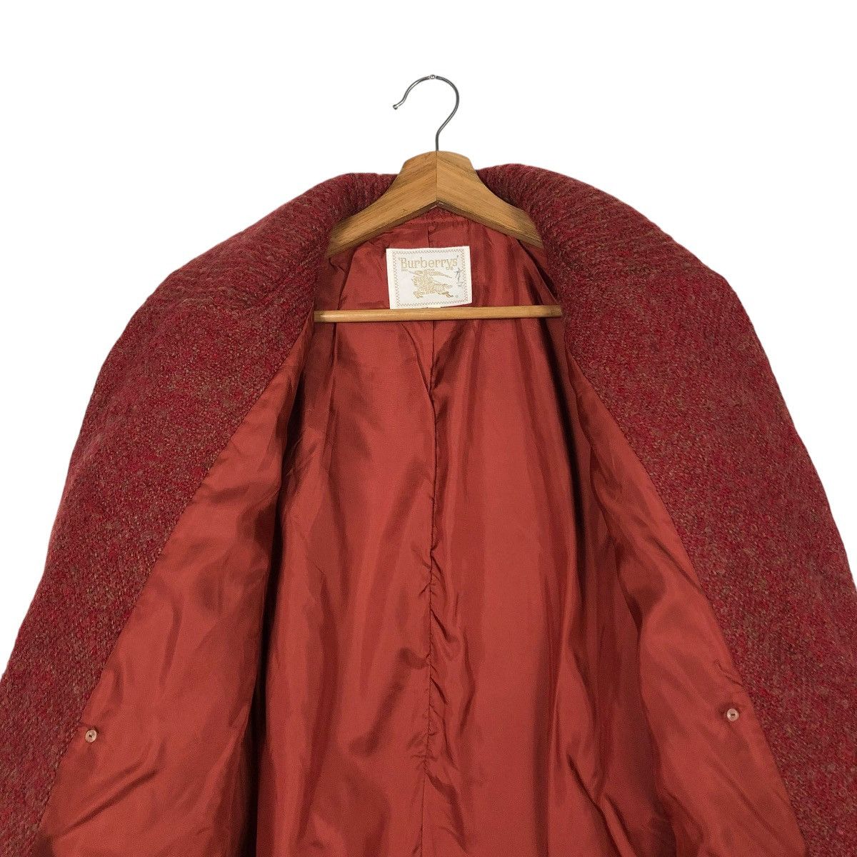 Burberry 🔥VINTAGE BURBERRYS KNIT WOOL BOMBER JACKET DOUBLE BREAST Size US M / EU 48-50 / 2 - 16 Thumbnail