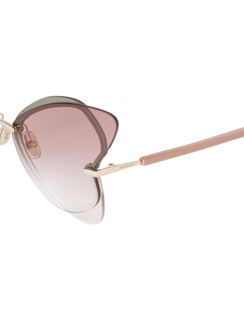 Zimmermann oc11z0925 Size: OS / Gleam Butterfly Sunglasses in Rose Pink Size ONE SIZE - 5 Thumbnail