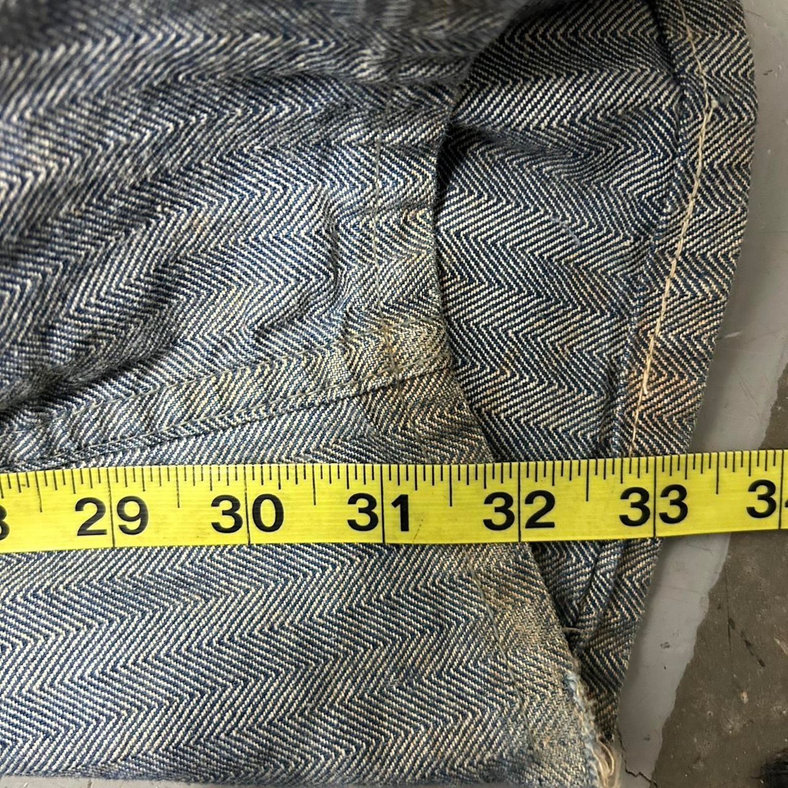 Other VTG 60s Big Ben Hickory Stripe Denim Coveralls Size US 40 / EU 56 - 5 Thumbnail