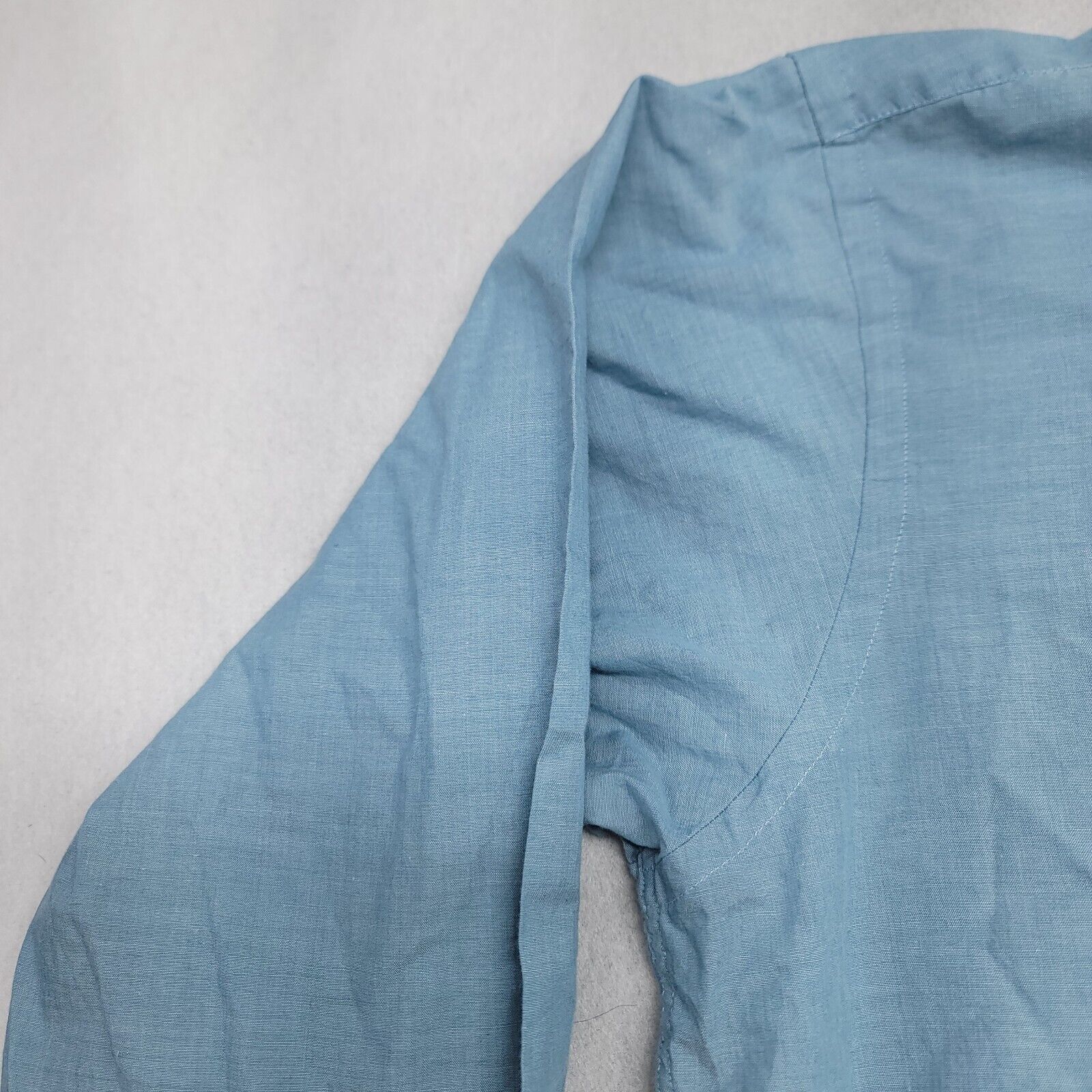 Bert Pulitzer Bert Pulitzer Casual Long Sleeve Shirt Mens Size 17 Blue Size US M / EU 48-50 / 2 - 4 Thumbnail