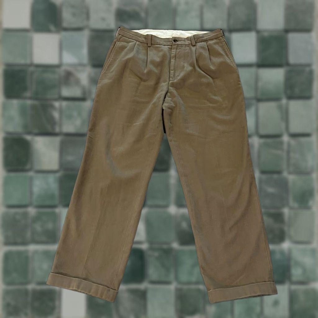 Brooks Brothers Brooks Brothers Pants Mens 35x30 Beige Tan 346 Size US 35 - 1 Thumbnail