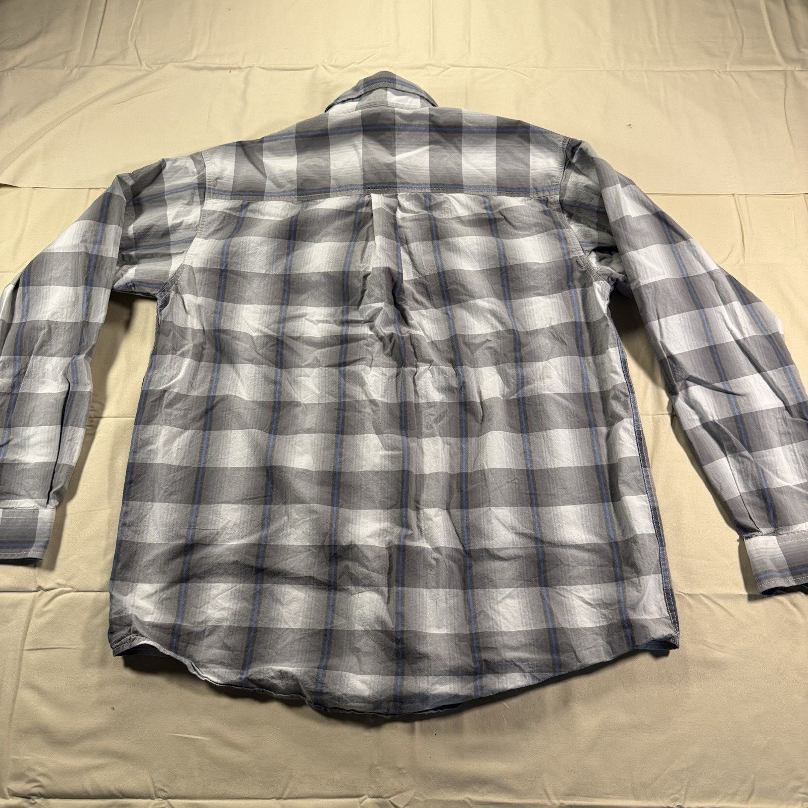 CINCH Cinch Mens Gray Plaid Button Down Western Size Medium Size US M / EU 48-50 / 2 - 7 Thumbnail