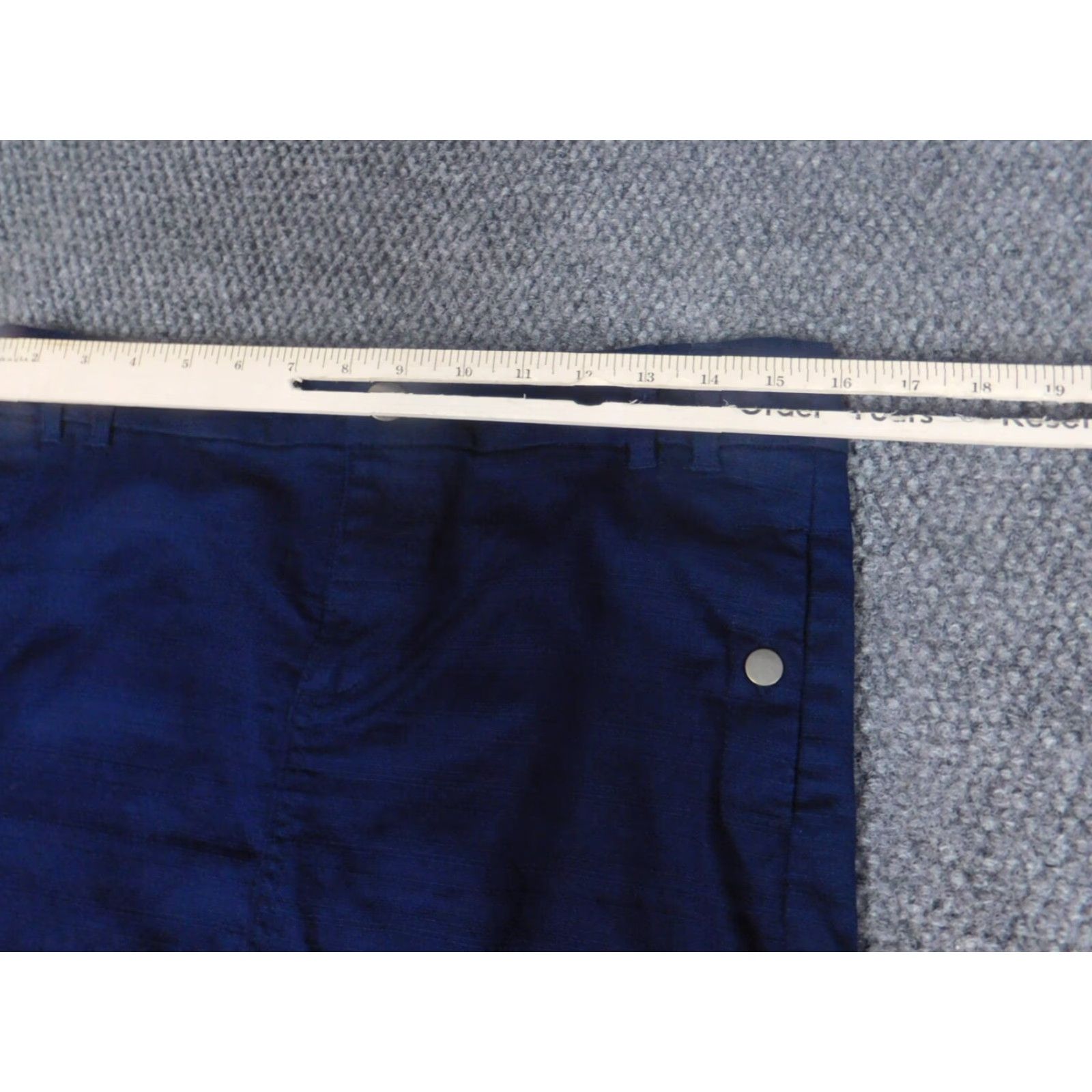 Gap Gap Skirt Womens 4 Blue A-Line Knit Stretch Knee Length Casual Size 27" / US 4 / IT 40 - 4 Thumbnail