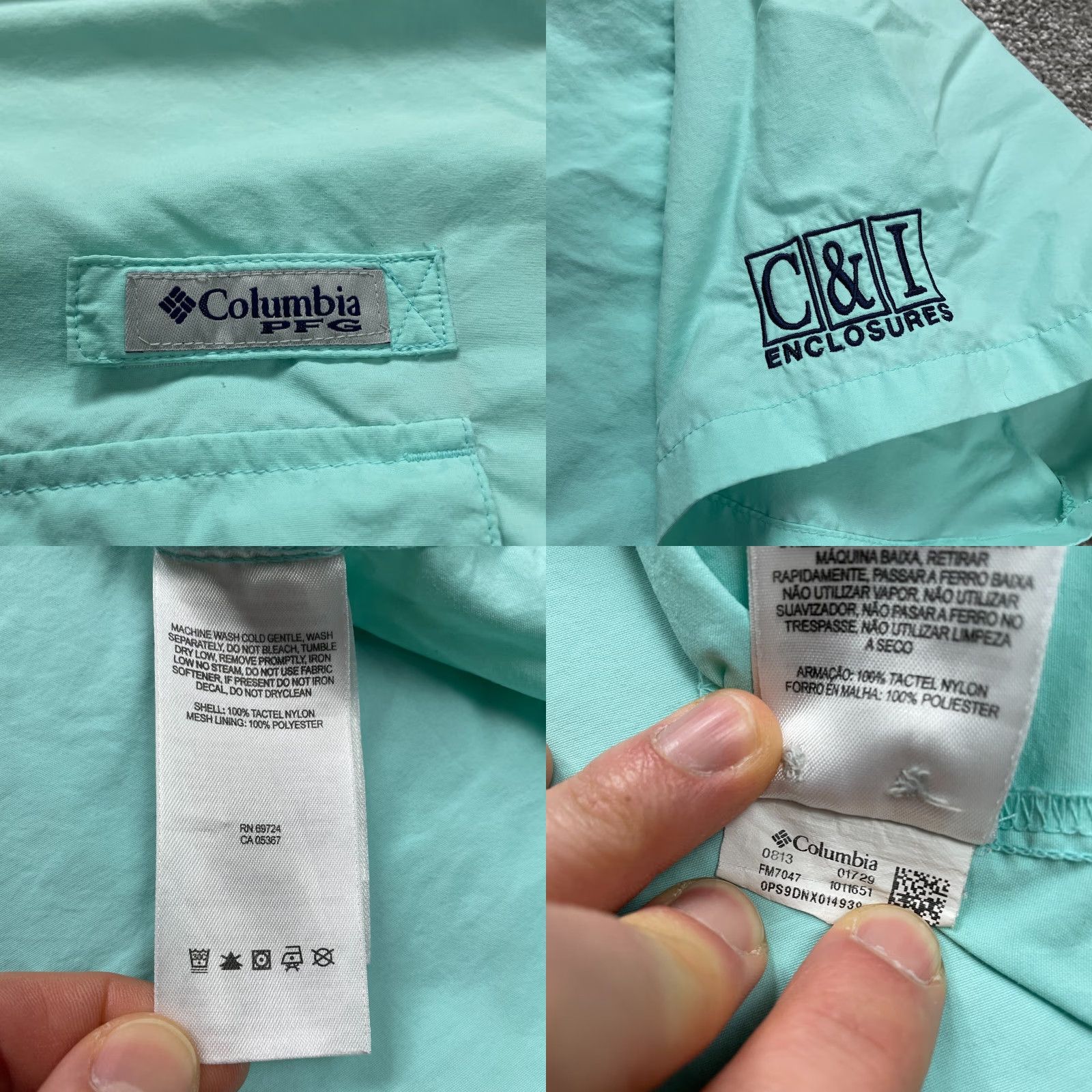 Vintage VINTAGE? No — Actually: Columbia PFG Omni-Shade Button-Up Shirt Mens 2XL Green Short Sleeve Casual Outdoor Size US XXL / EU 58 / 5 - 8 Thumbnail
