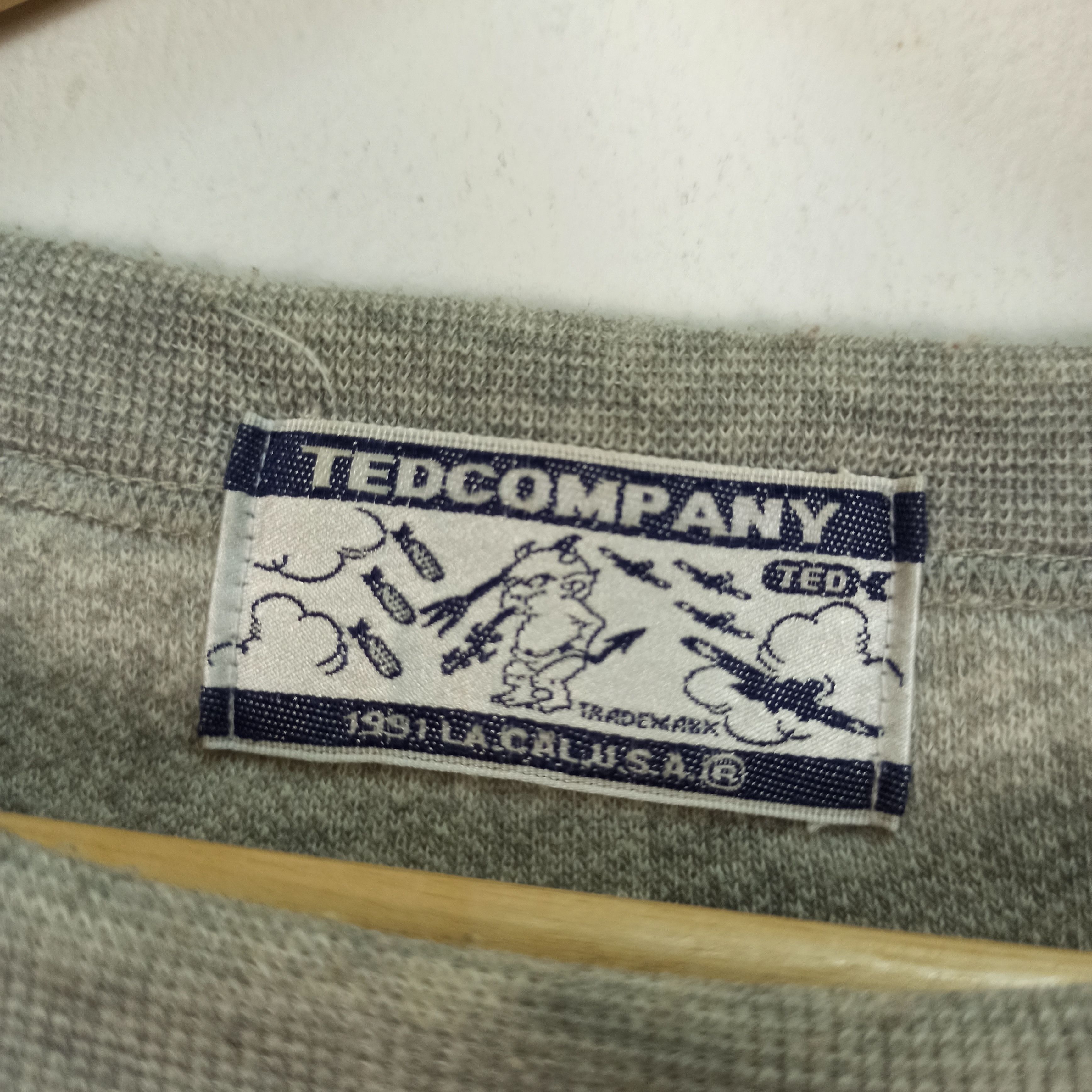 Tedman Vintage 90's Us.Airborne Unit Tedman Streetwear Sweatshirt Size US M / EU 48-50 / 2 - 8 Thumbnail