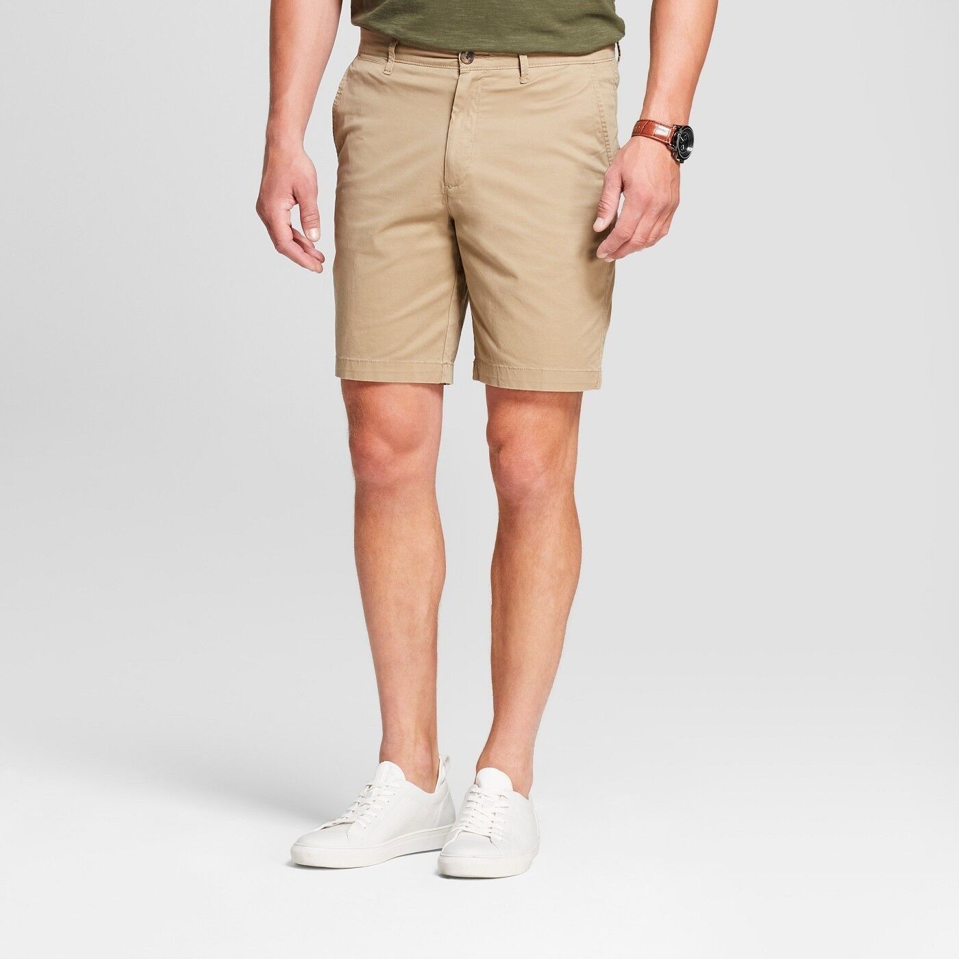 Other NWT Men's 9" Linden Flat Front Chino Shorts Goodfellow & Co Size US 38 / EU 54 - 2 Thumbnail