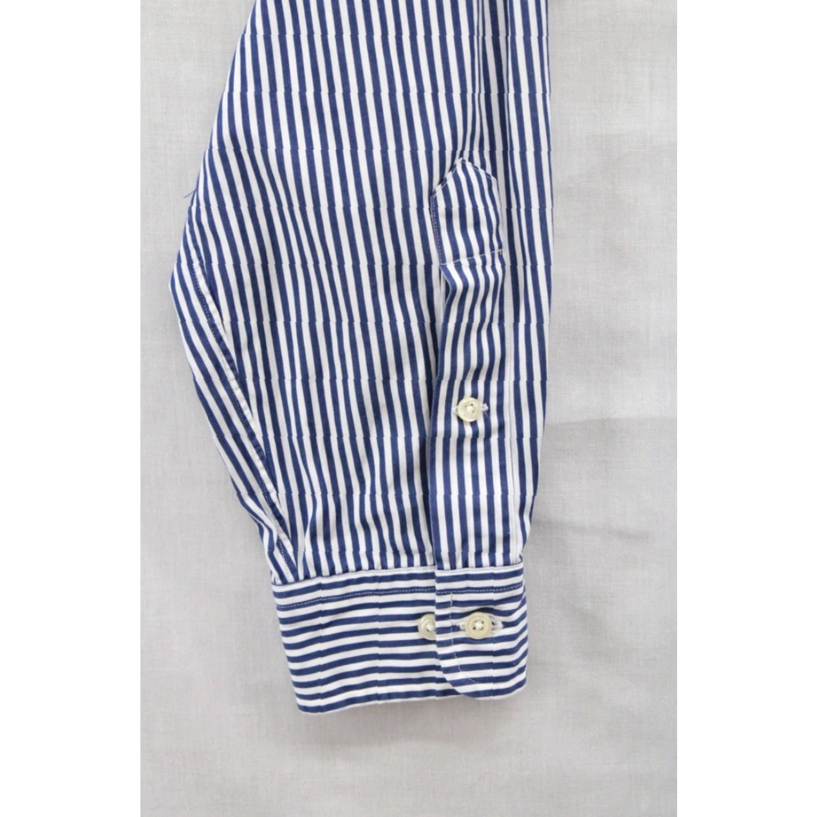 Ralph Lauren VINTAGE Ralph Lauren Shirt Men’s M Blue White Striped Long Sleeve Preppy Logo Size US M / EU 48-50 / 2 - 3 Thumbnail