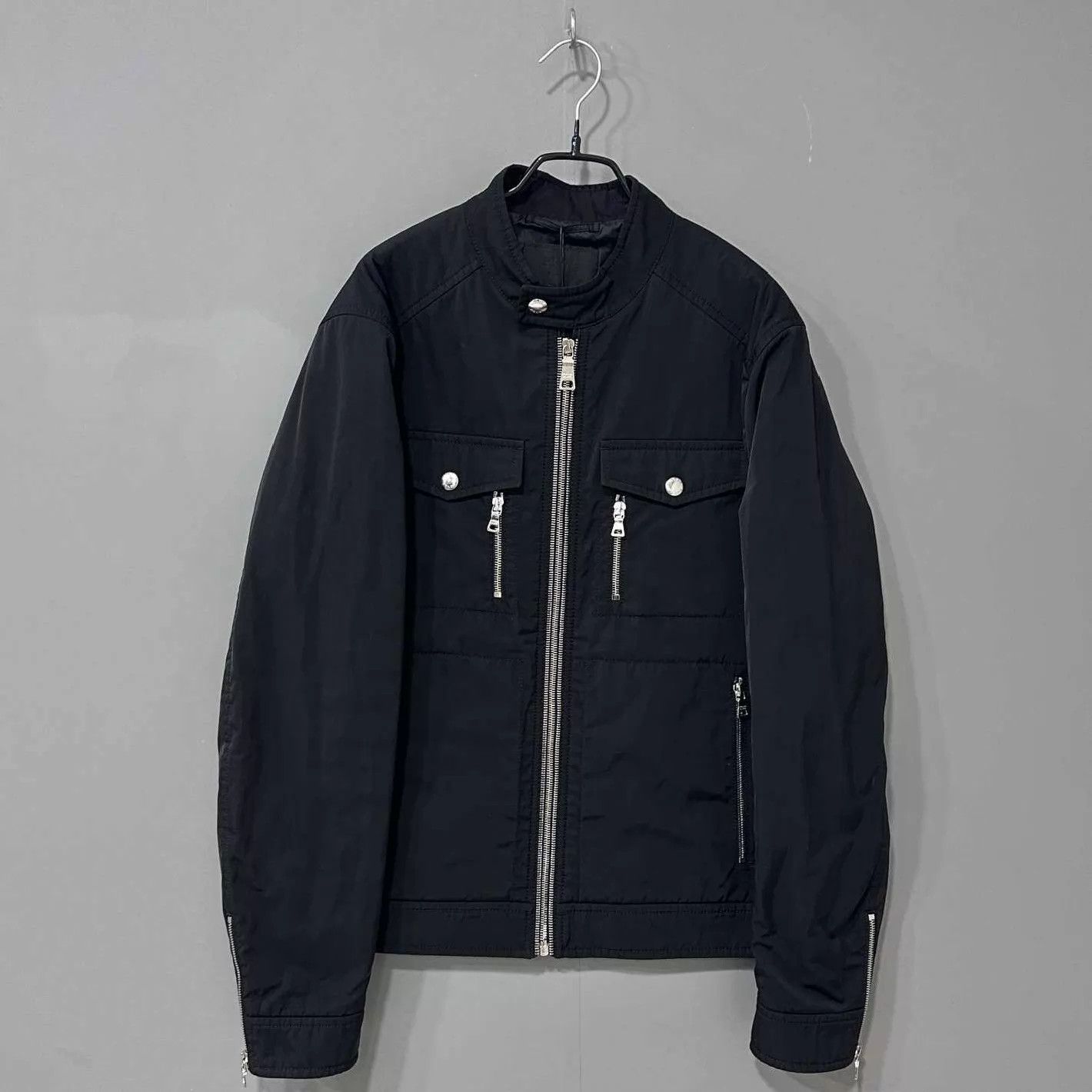 Prada PRADA black double zipper workwear jacket Size US M / EU 48-50 / 2 - 1 Thumbnail