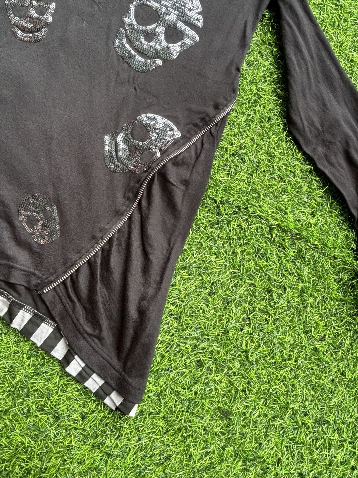 If Six Was Nine Y2k Maison Gilfy Skull Ifsixwasnine Punk Style Longsleeve Size M / US 6-8 / IT 42-44 - 3 Thumbnail