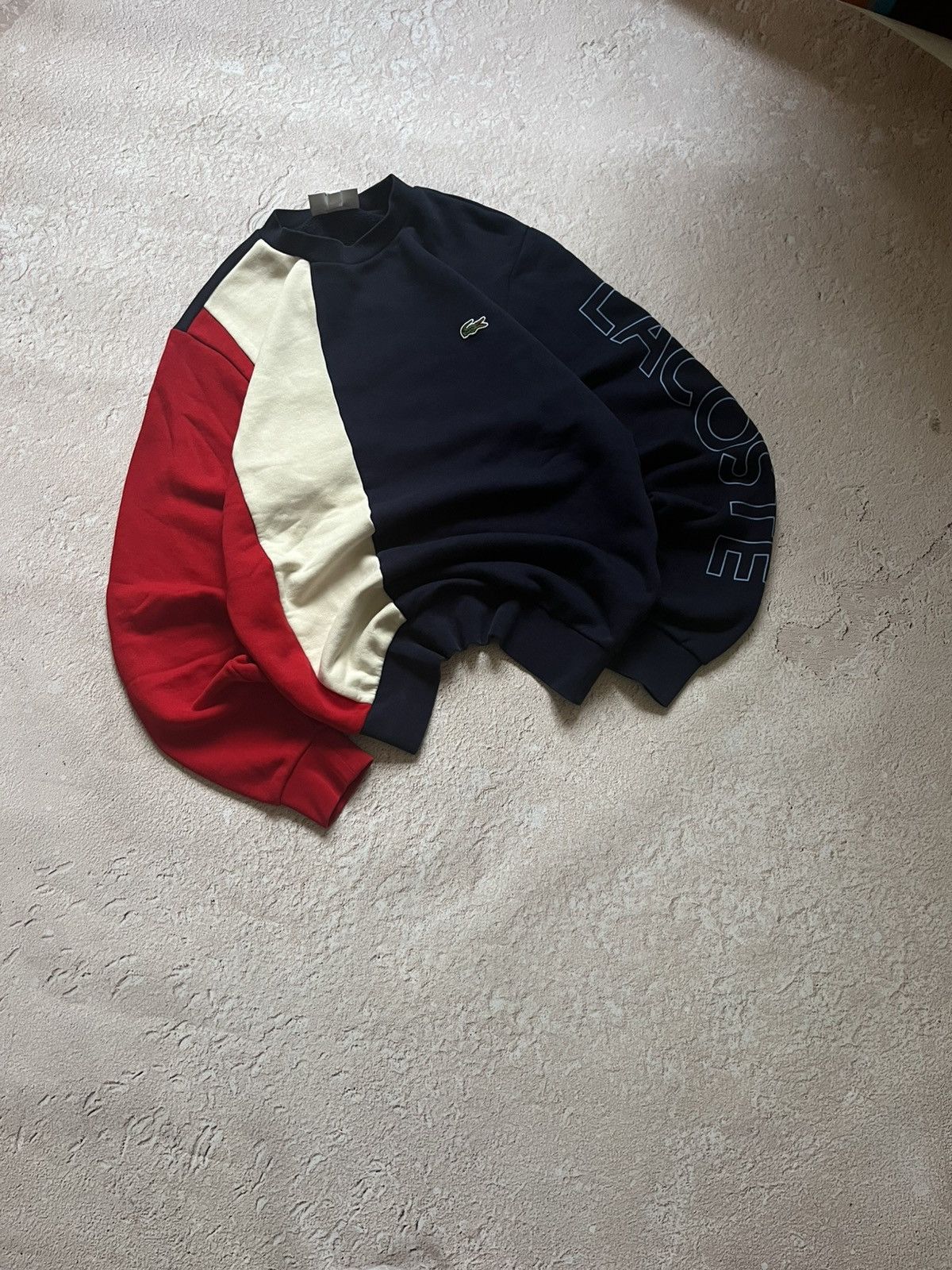 Lacoste Vintage Lacoste Crewneck Sweatshirt (Navy Blue) Size US S / EU 44-46 / 1 - 1 Thumbnail
