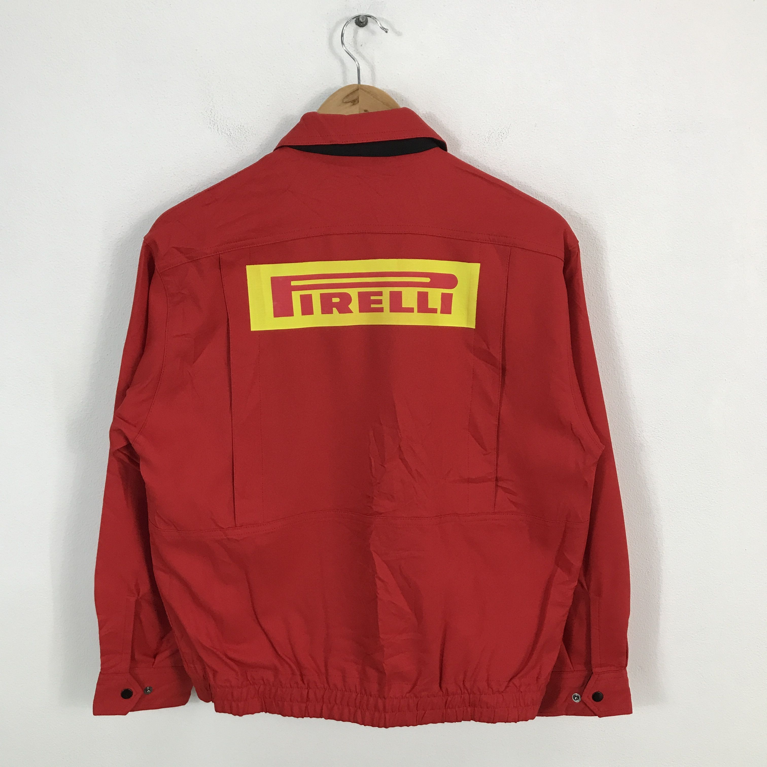 Japanese Brand Vintage Pirelli tyre Racing Japan work jacket Size US M / EU 48-50 / 2 - 1 Thumbnail