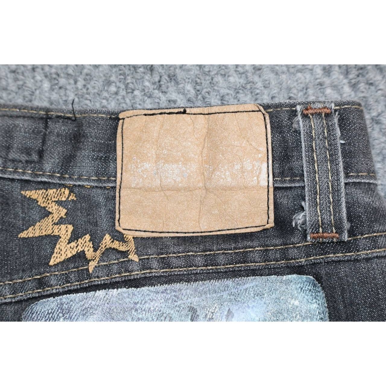 Vintage Red Ape Authentic Embroidered Wide Leg Jeans Mens 32x32 Size US 32 / EU 48 - 5 Thumbnail
