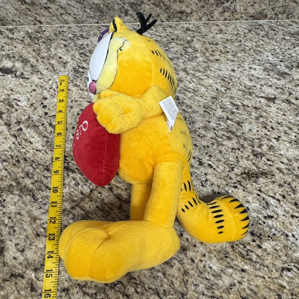 Vintage Vintage Garfield Te Quiero” 16" Spanish Valentines Day Plush Size ONE SIZE - 6 Thumbnail
