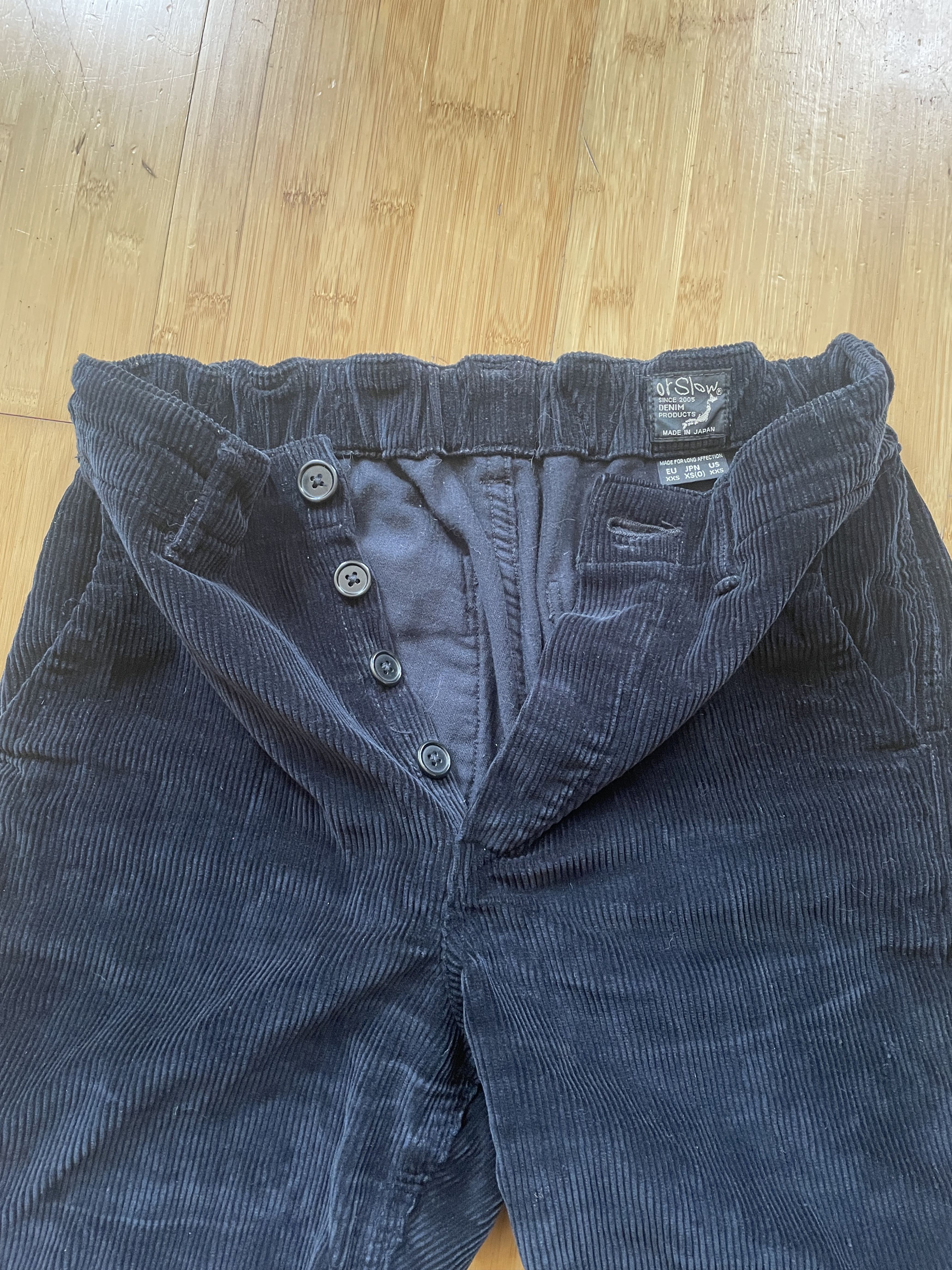 Orslow orSlow Corduroy New Yorker Pant, Navy Size US 30 / EU 46 - 5 Thumbnail