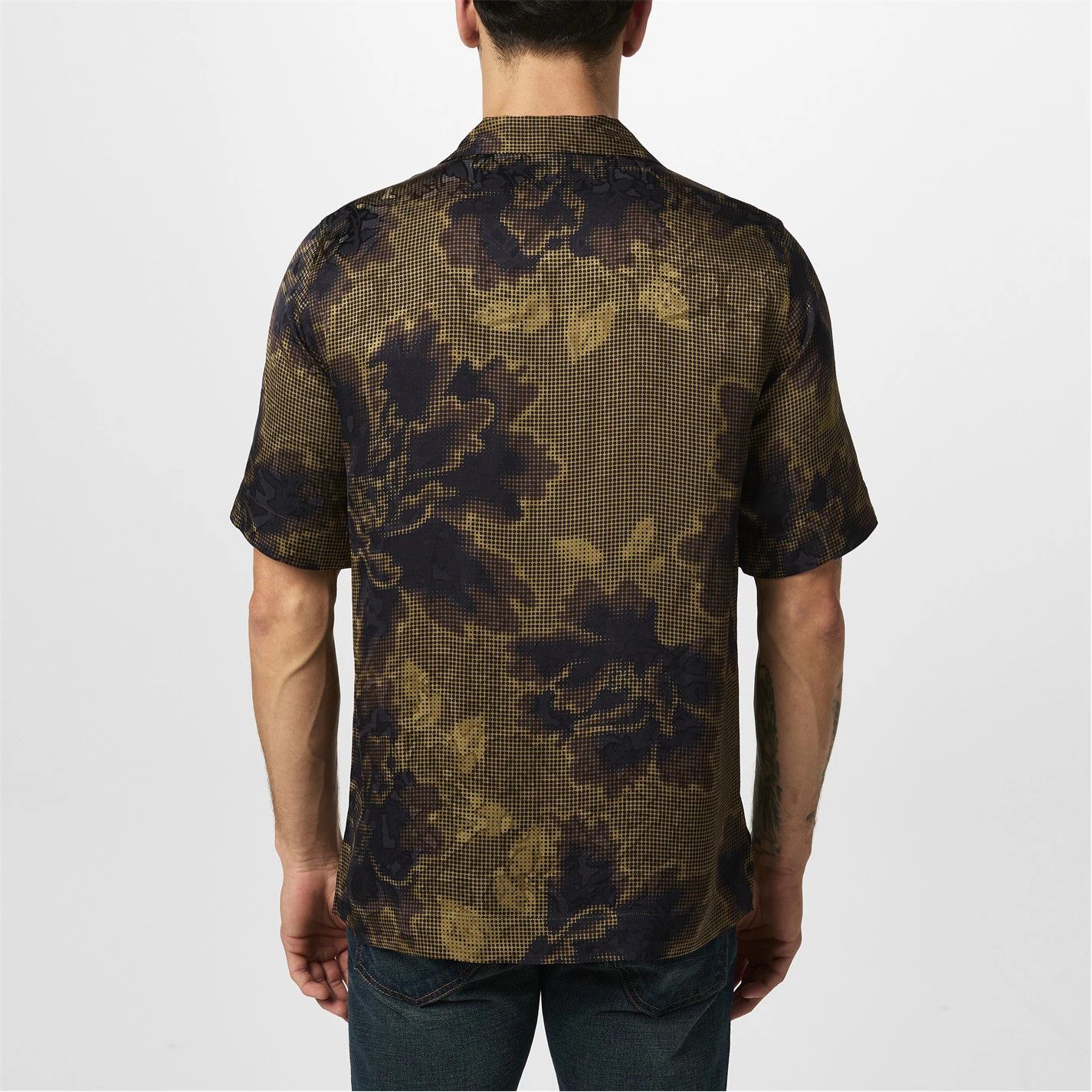 Dries Van Noten o1g2r1mq0426 Carltone Short Sleeve Shirt in Multicolor Size US M / EU 48-50 / 2 - 4 Thumbnail