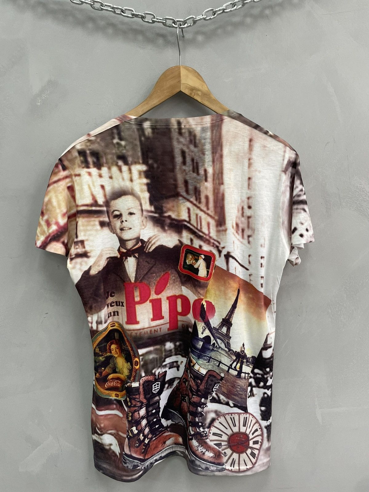 Roberto Cavalli Rare overprint Roberto cavalli t shirt archive y2k Size US L / EU 52-54 / 3 - 8 Thumbnail