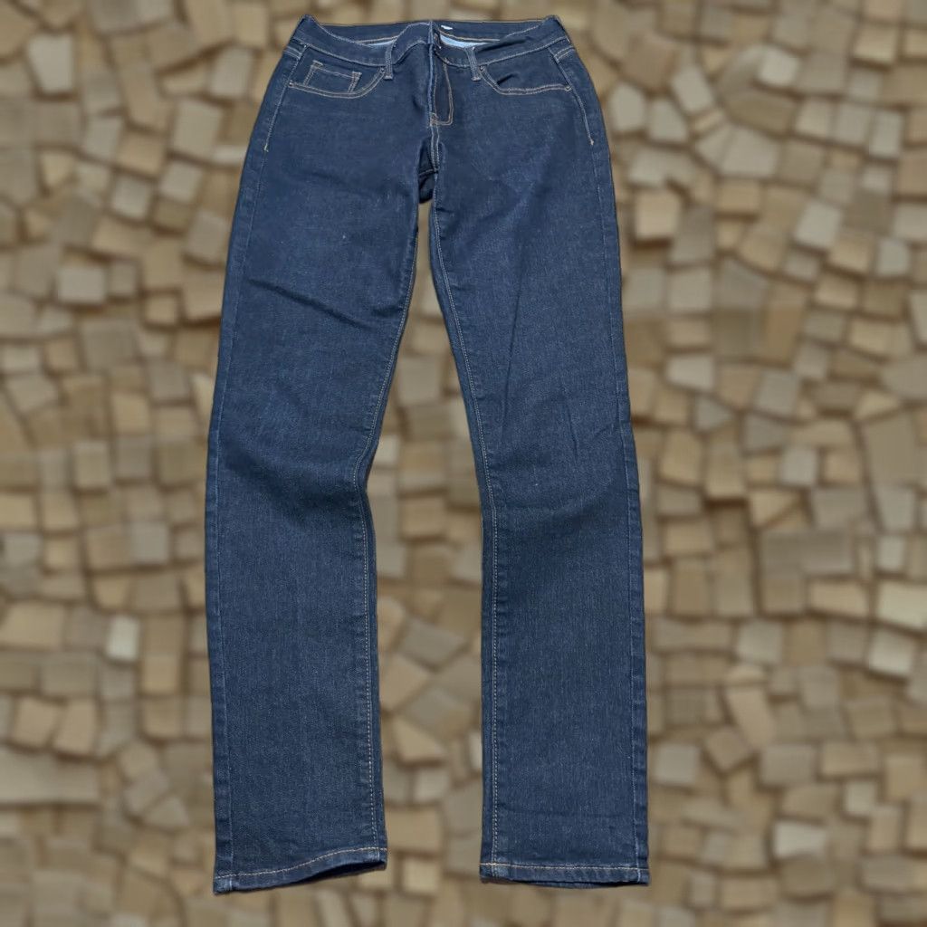Old Navy Old Navy Jeans Women's 4 Blue Denim Dark Wash Mid Rise Skinny Regular Stretch 5-Pocket Original Size 27" / US 4 / IT 40 - 1 Thumbnail