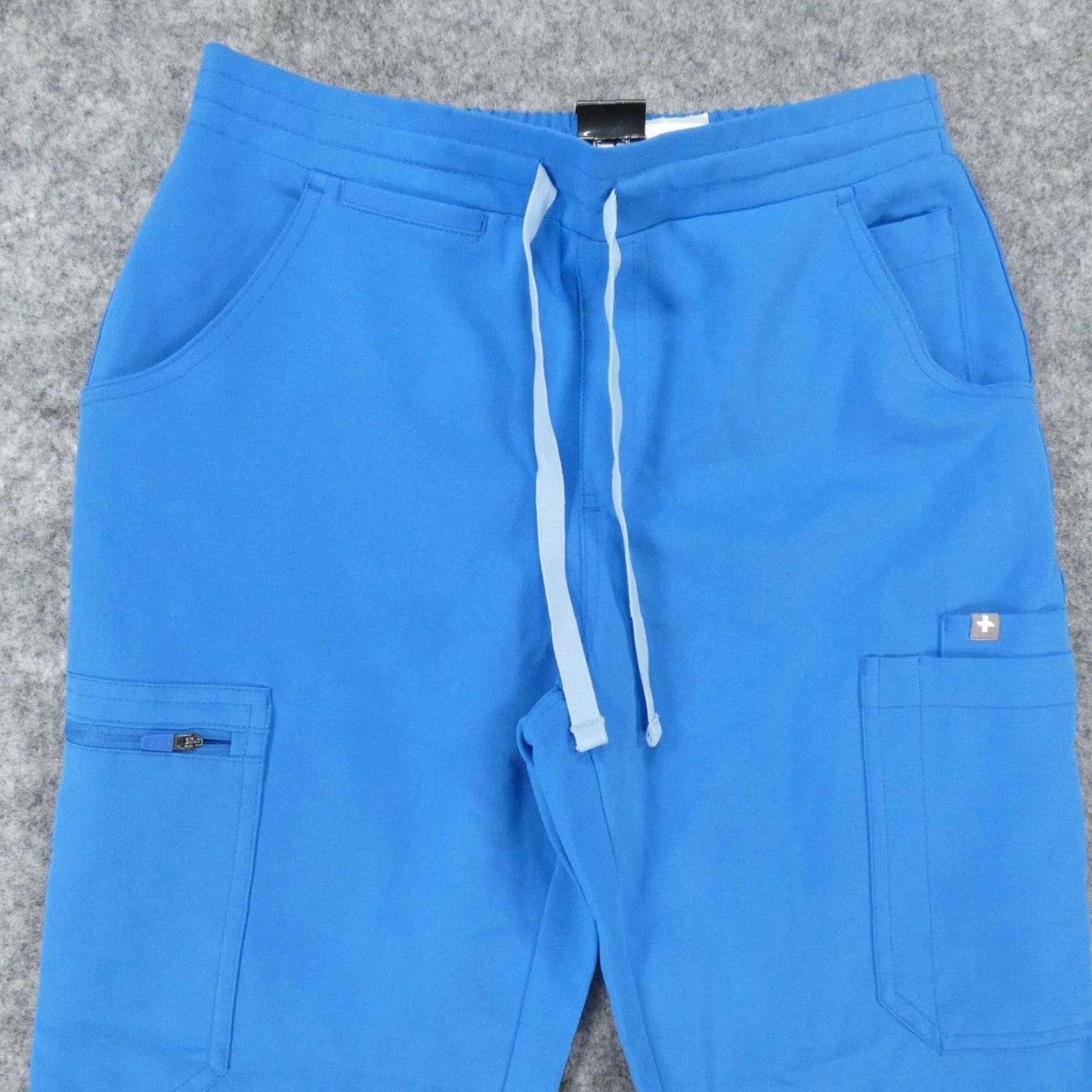 Vintage FIGS Scrub Pants Womens XS Blue Drawstring Size 26" / US 2 / IT 38 - 2 Thumbnail