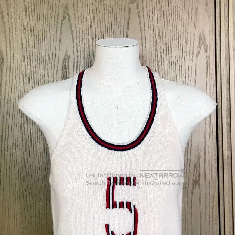 Chanel Chanel Summer White Cashmere Sleeveless Top . Size S / US 4 / IT 40 - 2 Thumbnail