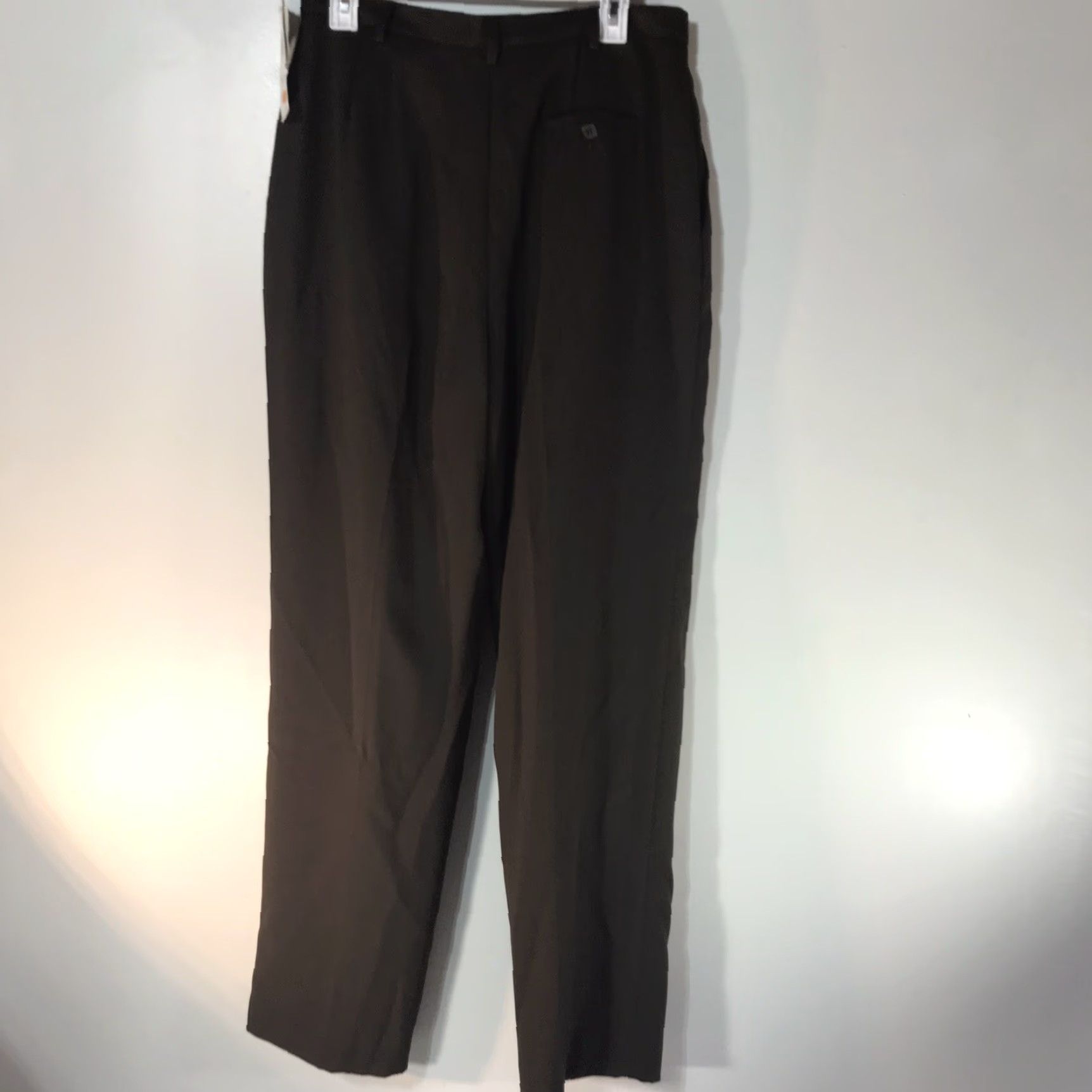 Evan Picone VINTAGE Evan Picone Dress Pants Womens Size 12 Olive Green Straight Fit Business Casual Slacks Size 34" / US 12 / IT 48 - 4 Thumbnail