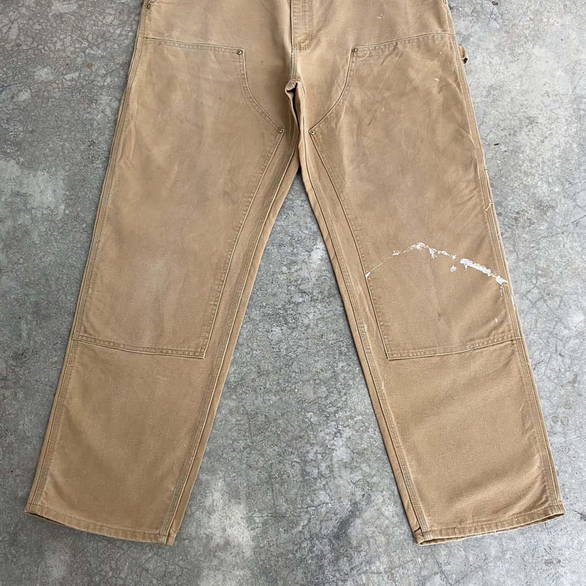 Carhartt Vintage Carhartt Double Knee Faded Splatter Carpenter Pants Size US 38 / EU 54 - 3 Thumbnail